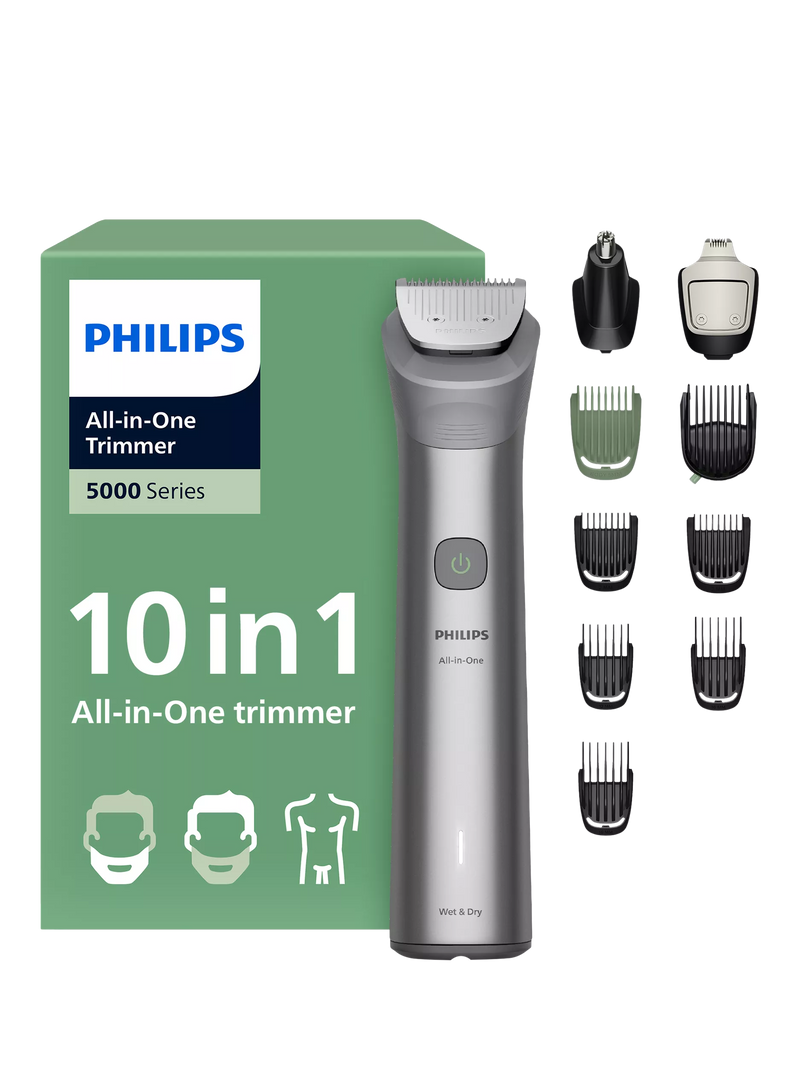 Philips 5000 Multigroom 10-in-1 trimmer, UK version