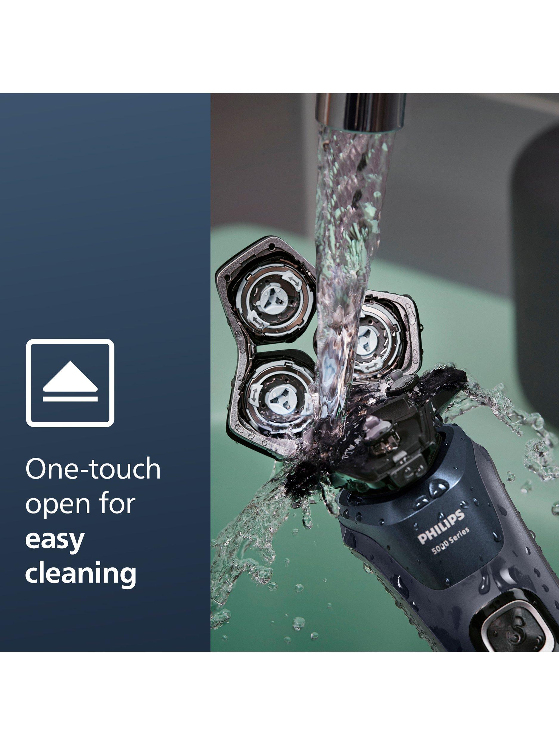 Philips Series 5000 electric shaver blue (British brand)