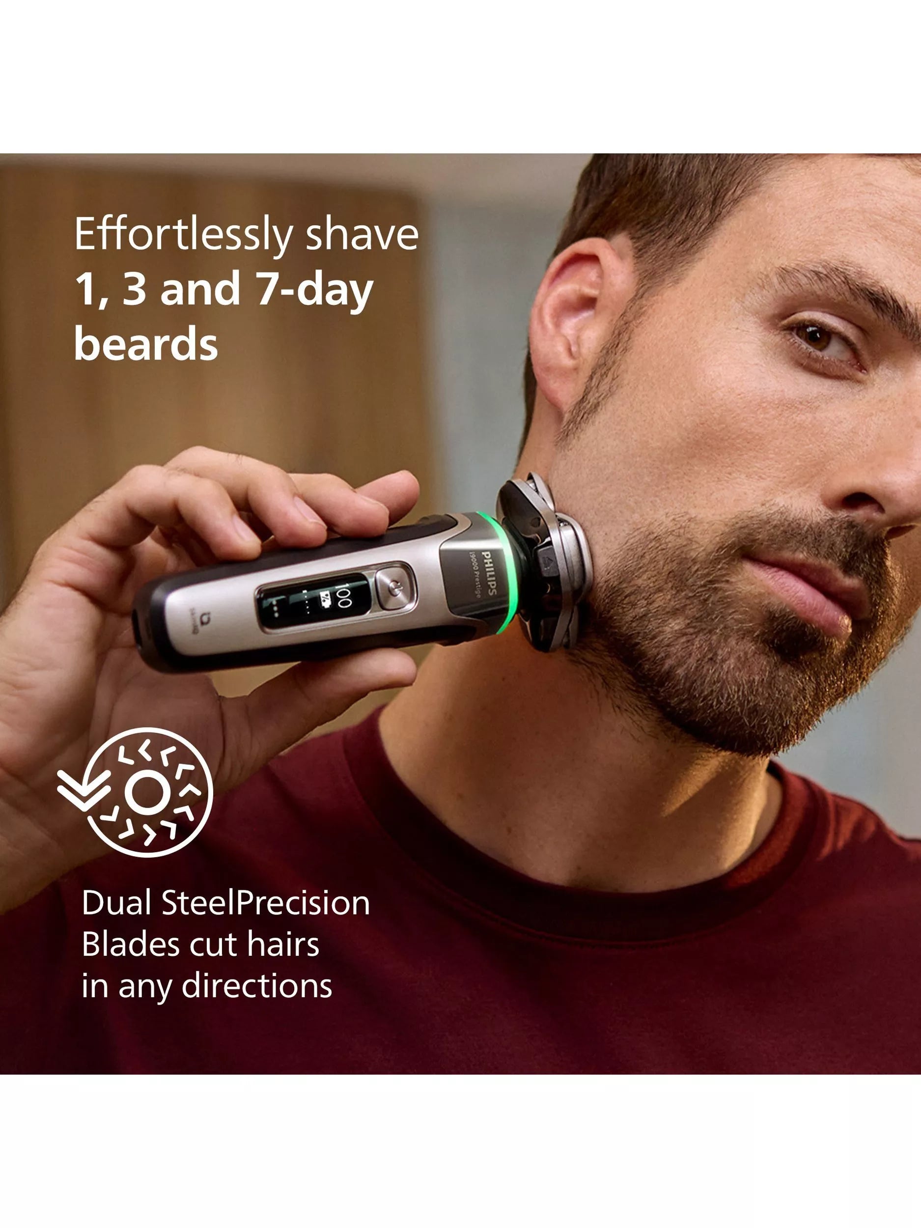 Philips i9000 Prestige electric shaver slate, imported from the UK