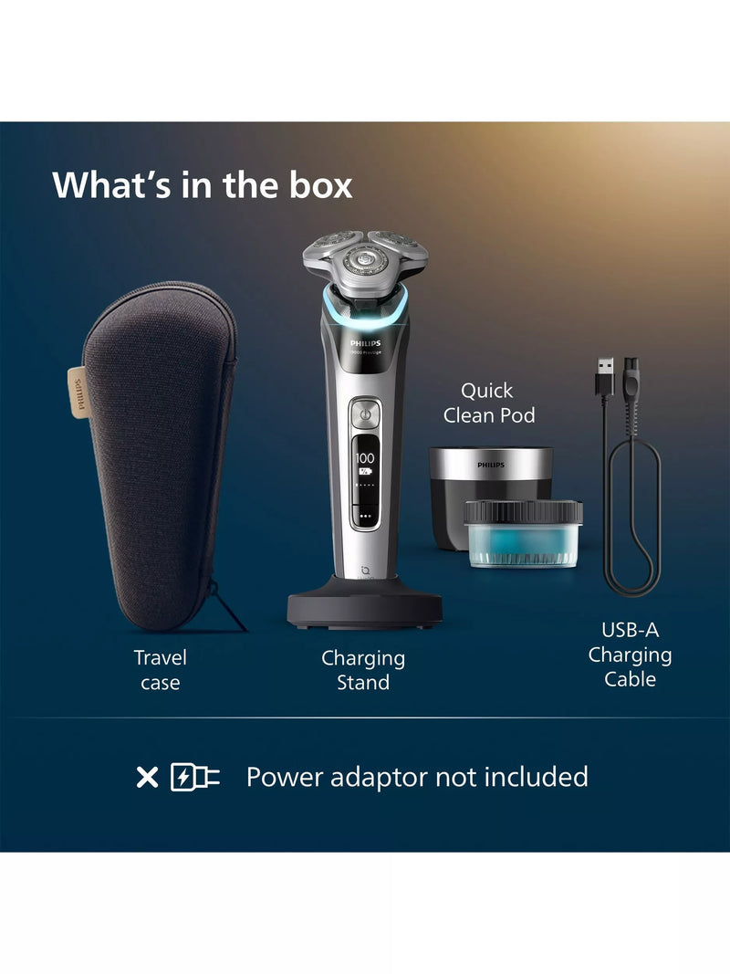Philips i9000 Prestige electric shaver slate, imported from the UK