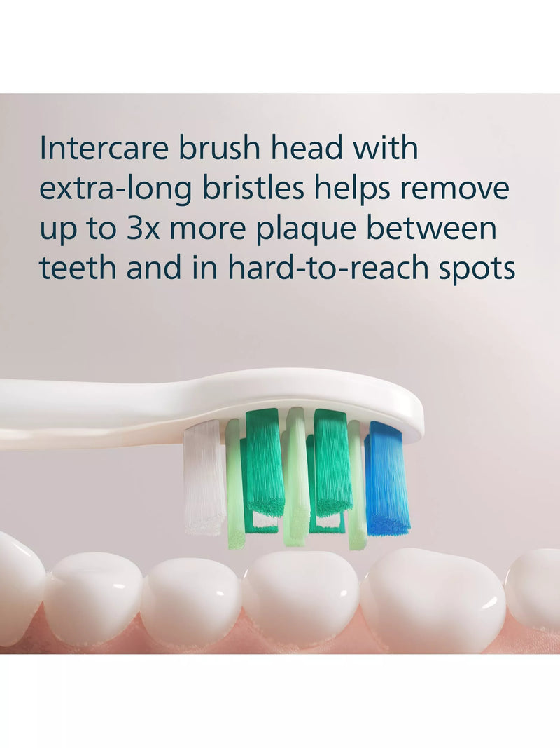 Philips Sonicare InterCare toothbrush heads 4 pack white, imported from the UK