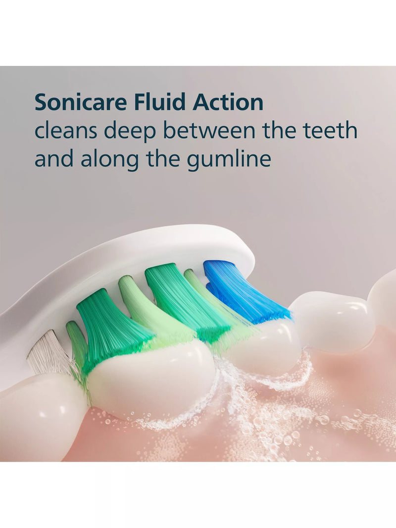 Philips Sonicare InterCare toothbrush heads 4 pack white, imported from the UK