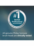 Philips Sonicare InterCare toothbrush heads 4 pack white, imported from the UK