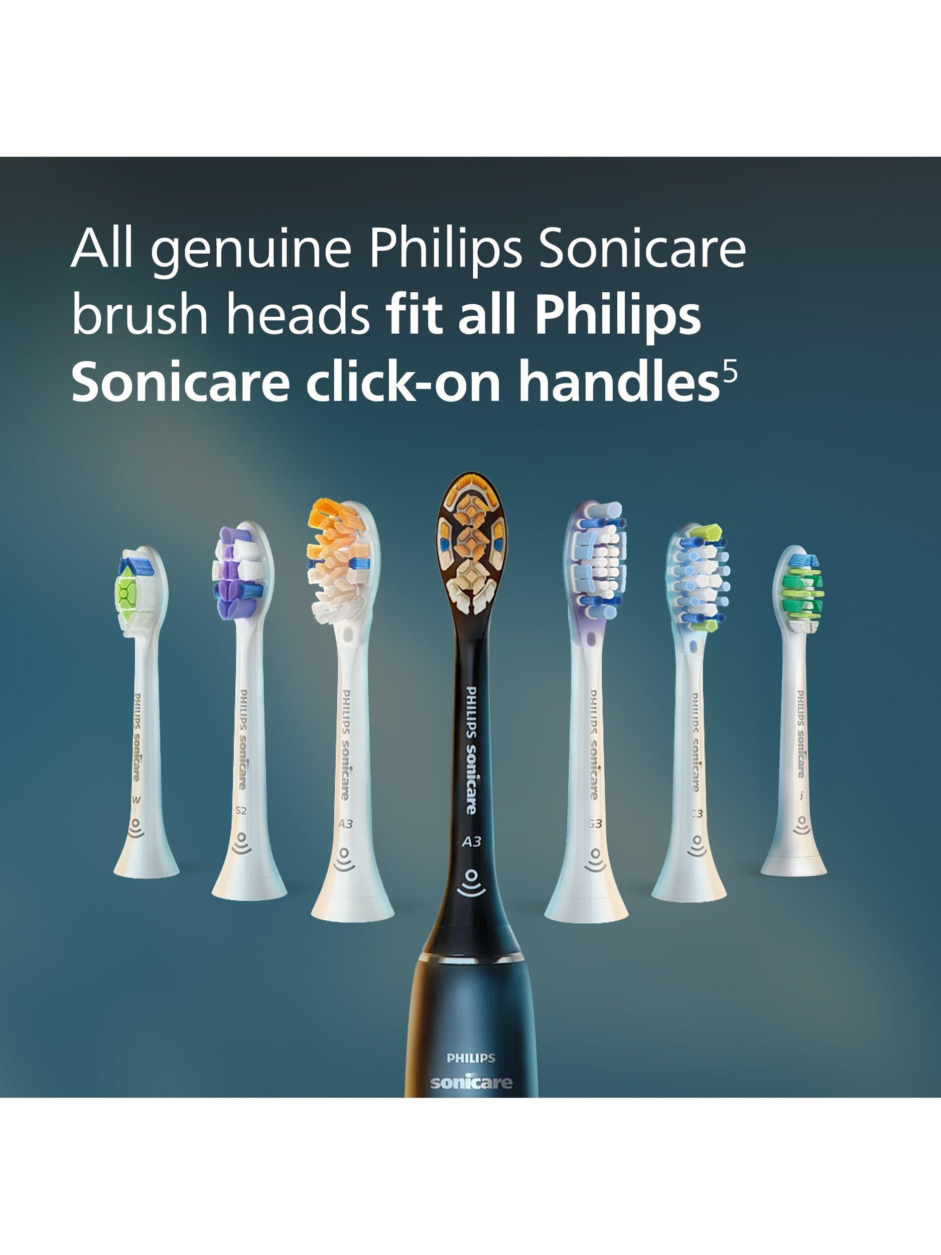 Philips Sonicare InterCare toothbrush heads 4 pack white, imported from the UK