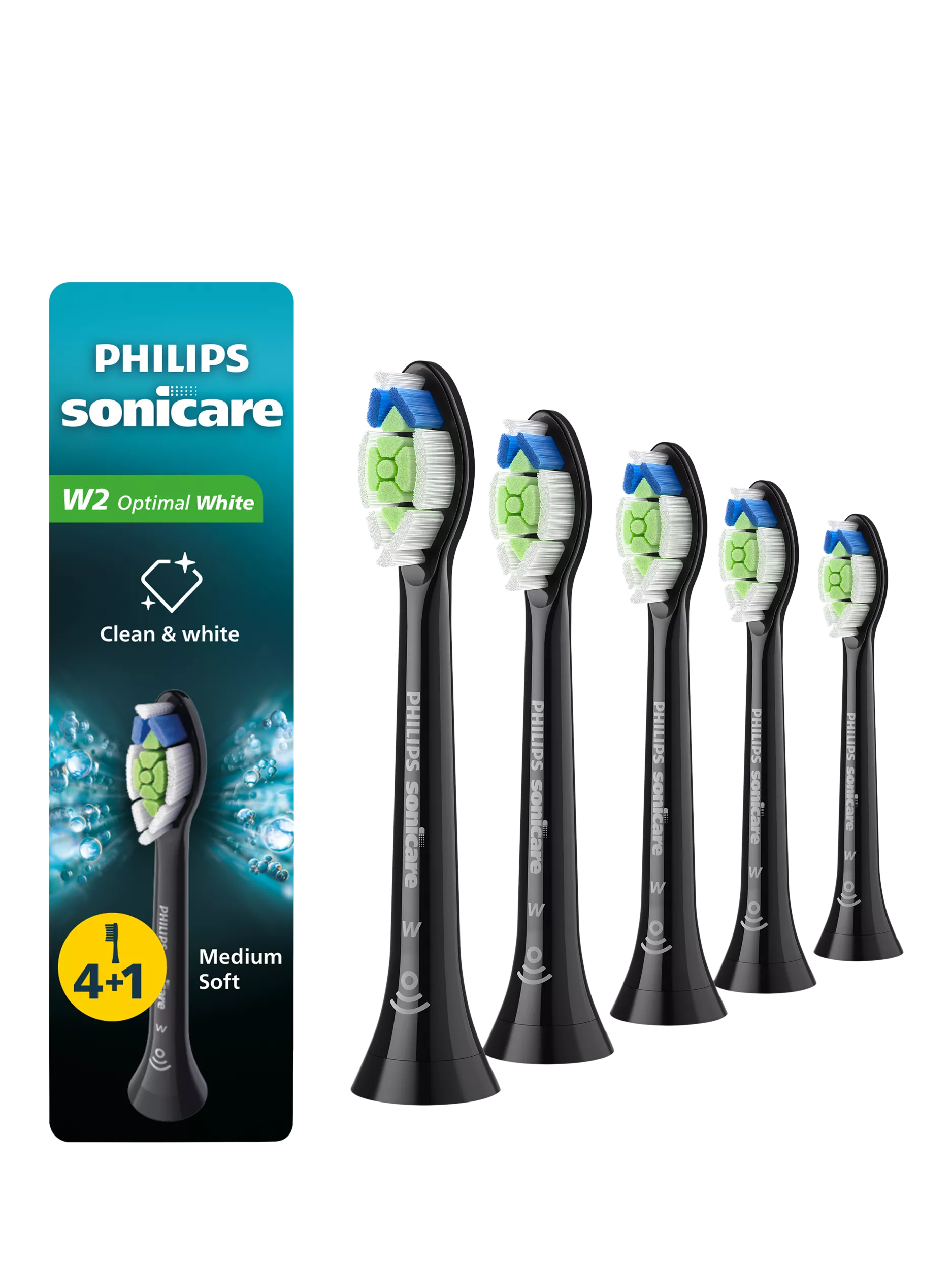 Philips Sonicare Optimal White toothbrush heads pack of 5, UK version