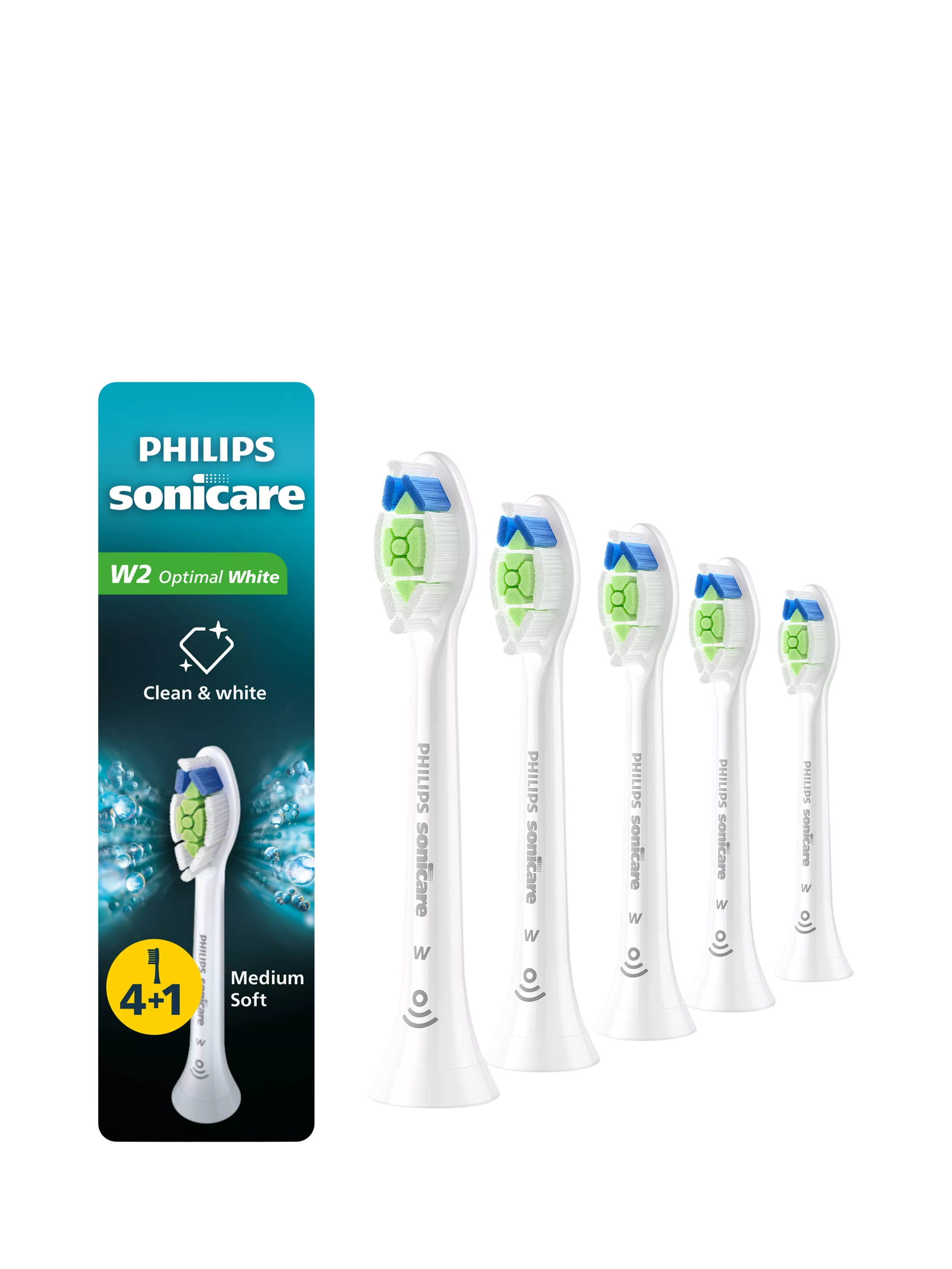 Philips Sonicare Optimal White toothbrush heads pack of 5 (British brand)