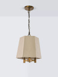 John Lewis Winchester hexagon ceiling light oatmeal, imported from the UK