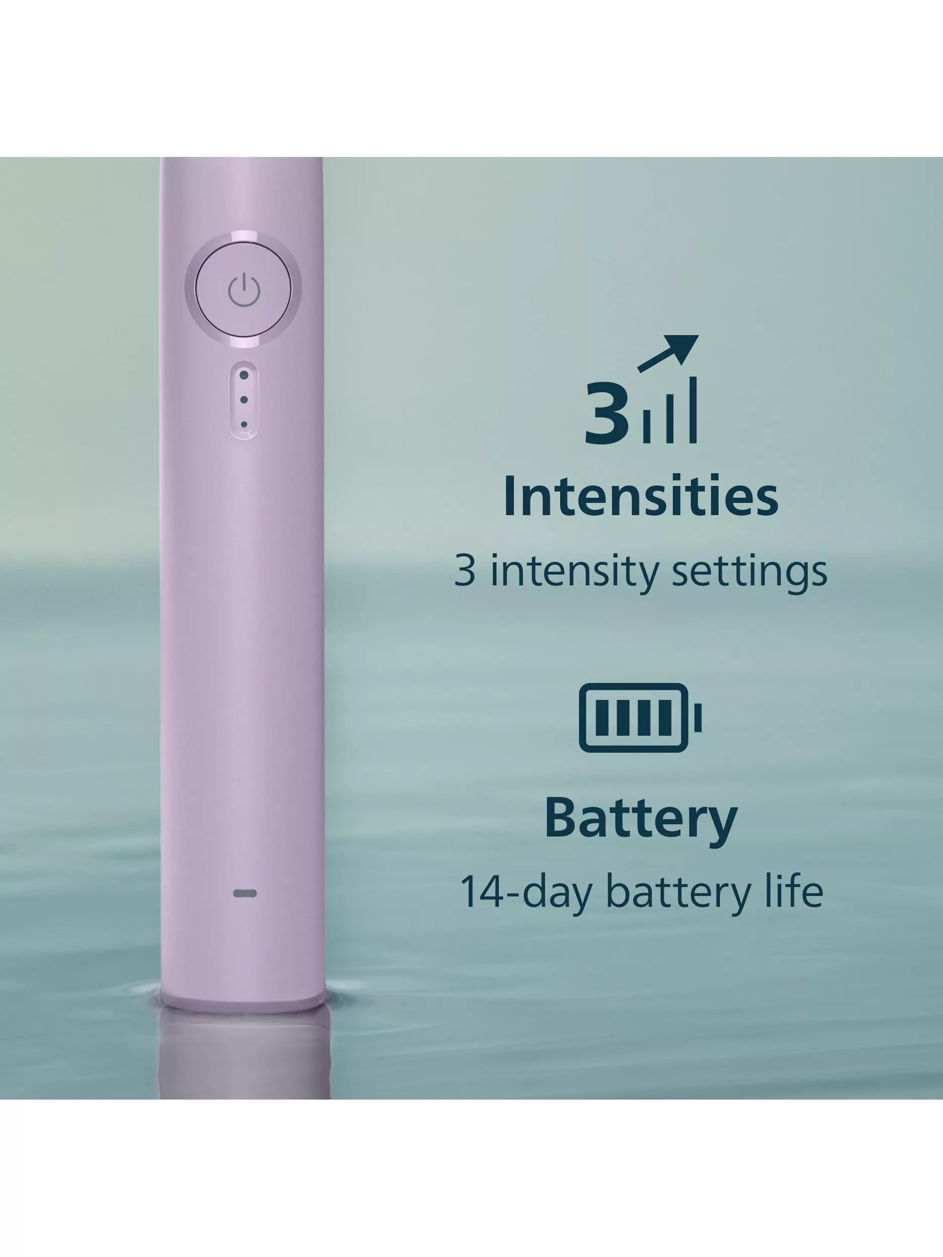 Philips Sonicare 3100 electric toothbrush lilac, imported from the UK