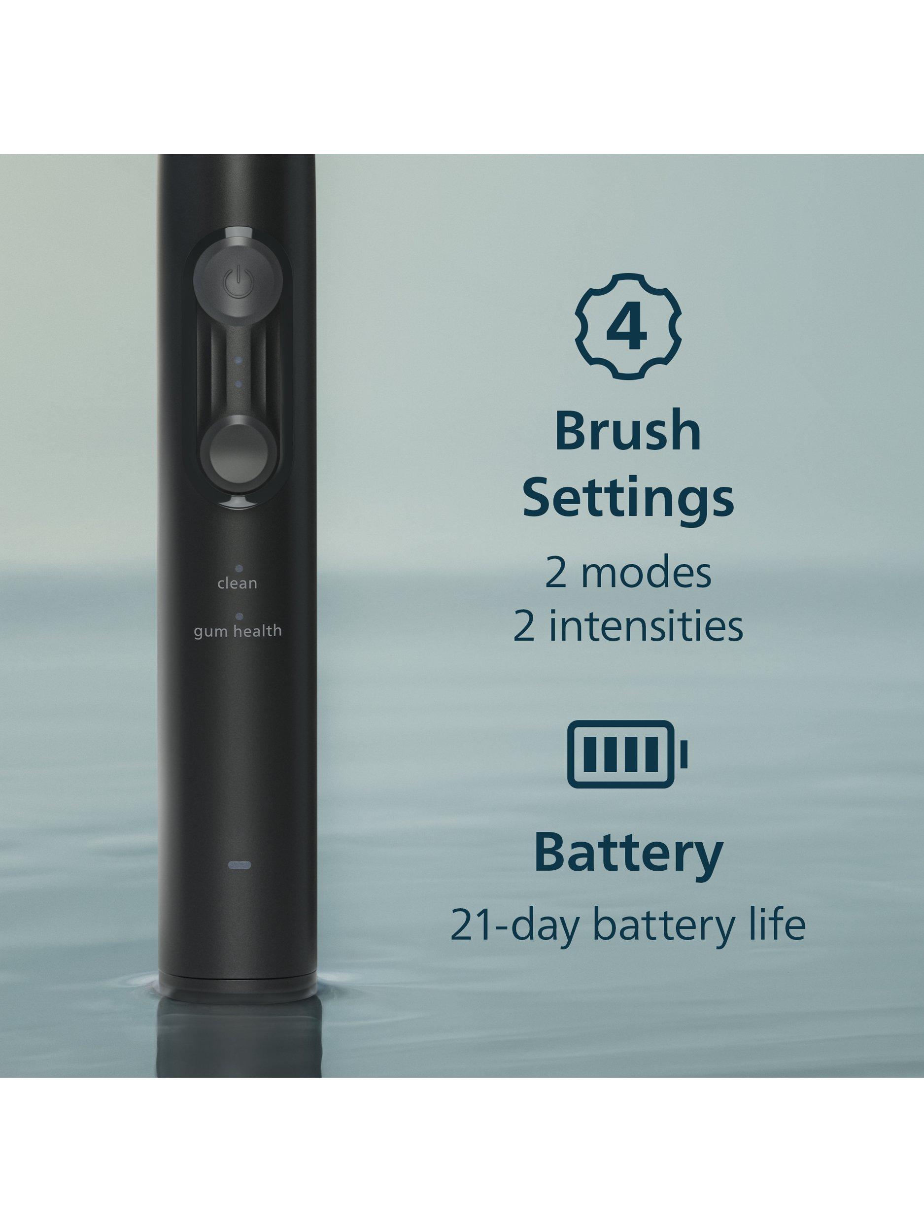 Philips Sonicare 4100 electric toothbrush black, imported from the UK