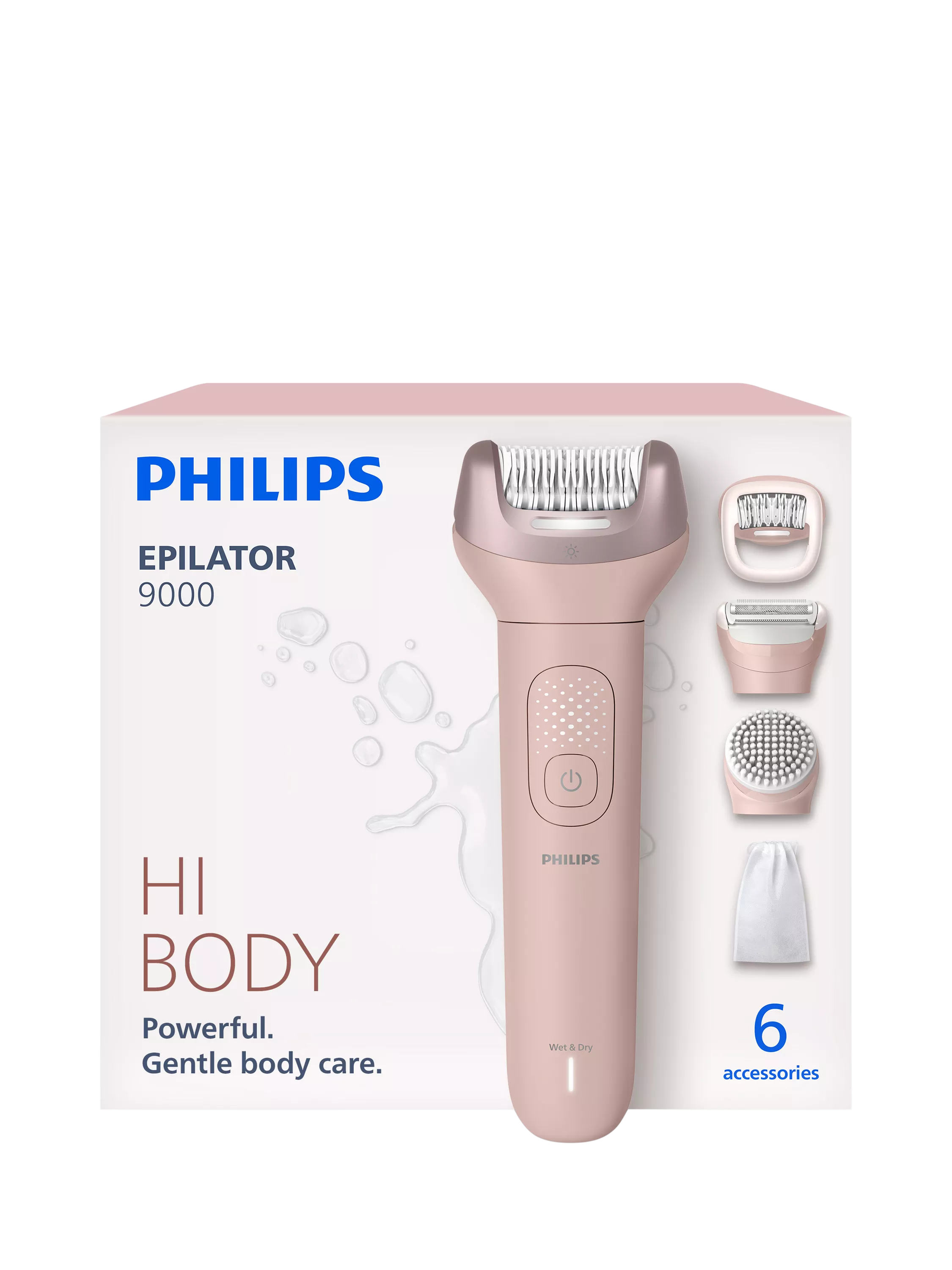 Philips Series 9000 epilator BRE718/00, UK version
