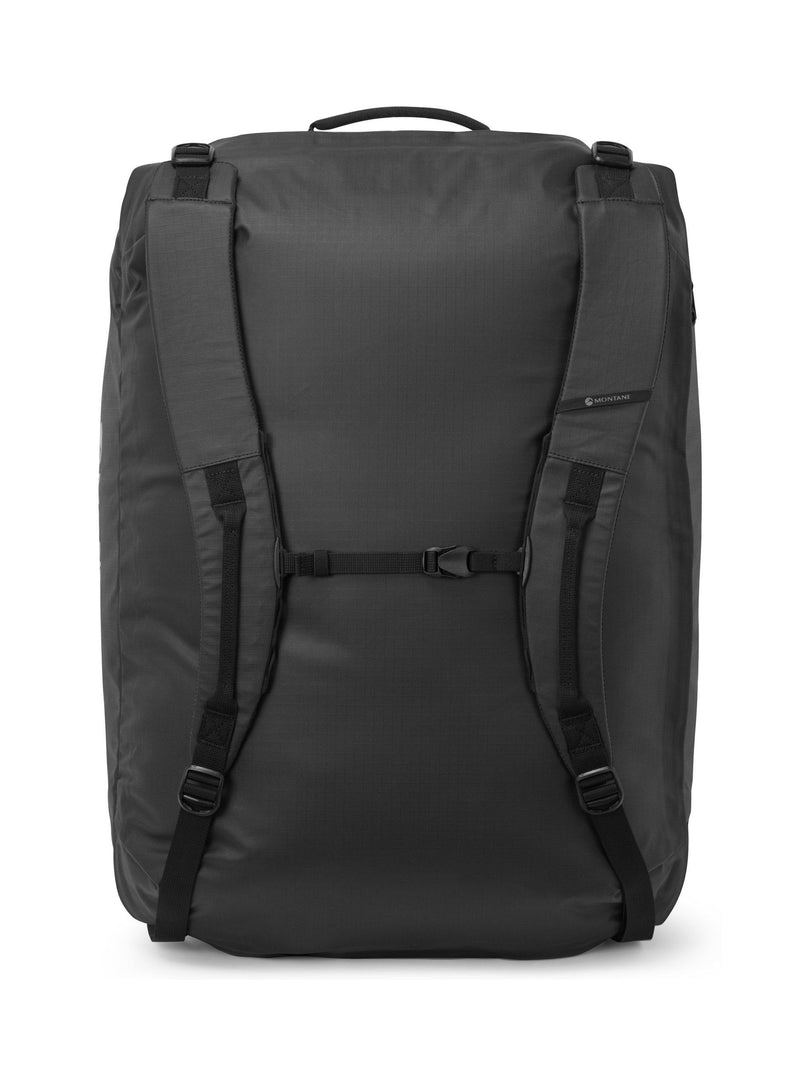 Montane Transition 100L Duffel Bag Black, imported from the UK