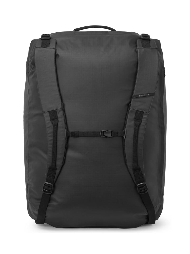 Montane Transition 100L Duffel Bag Black, imported from the UK