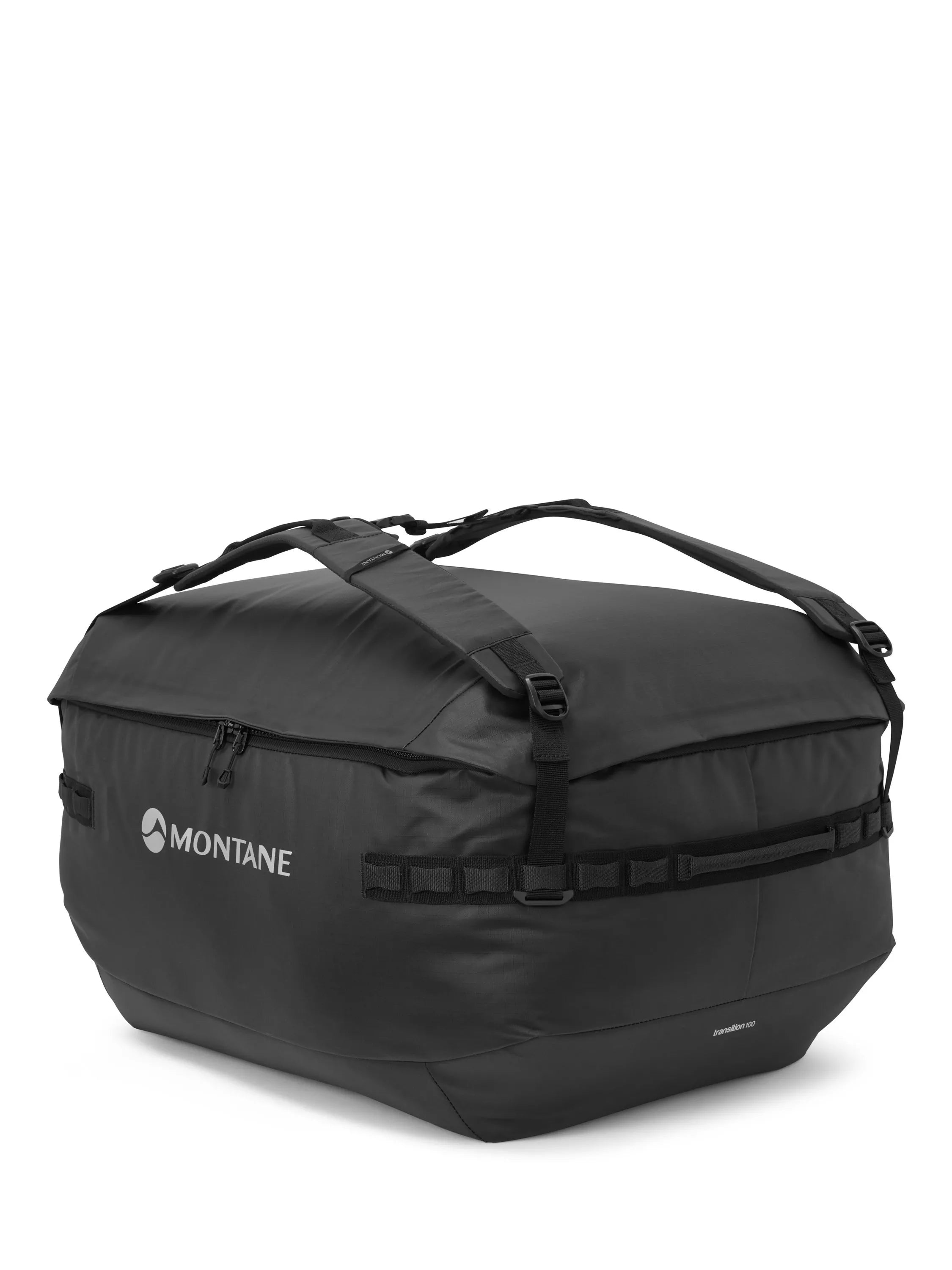 Montane Transition 100L Duffel Bag Black, imported from the UK