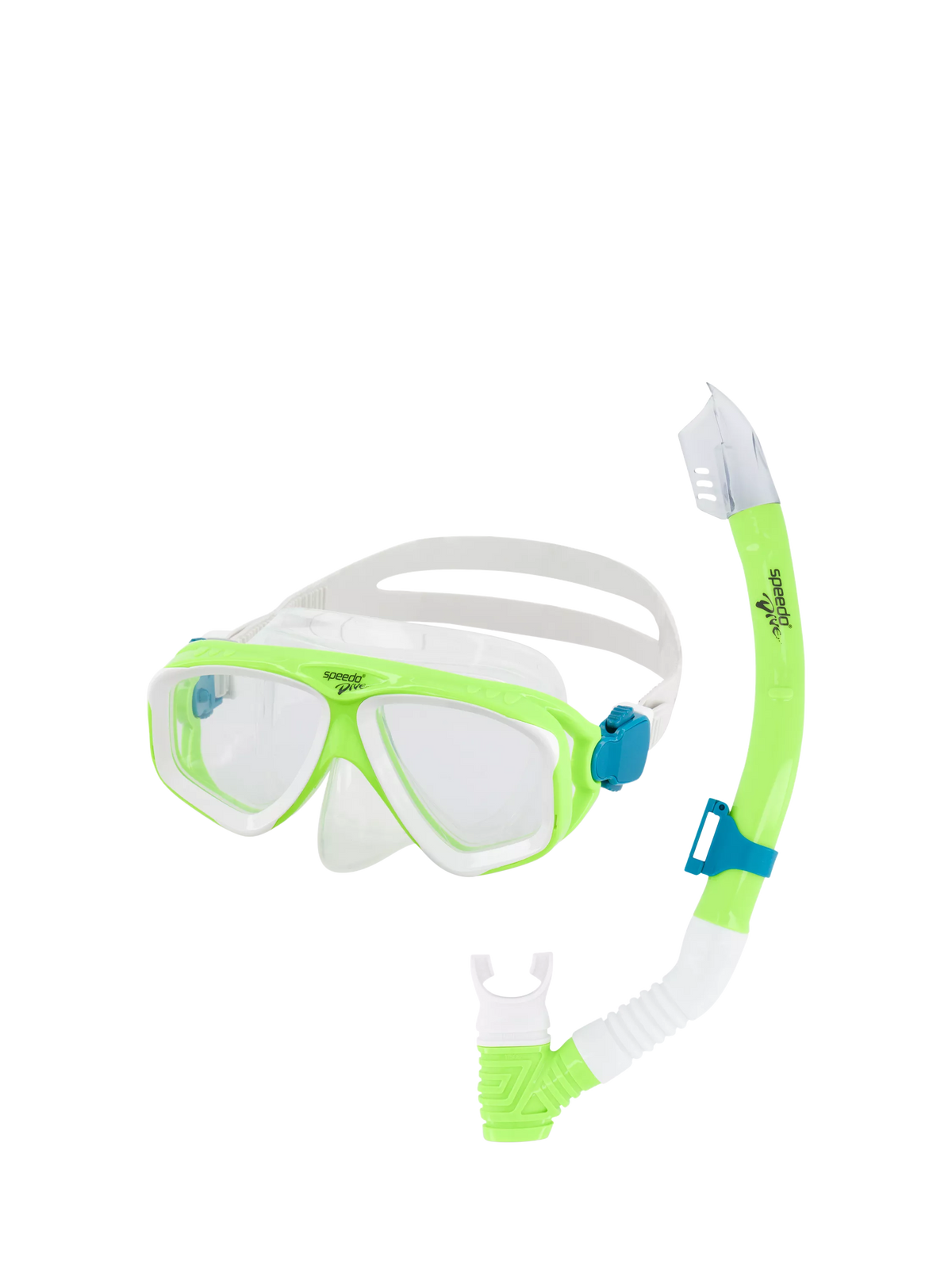 Speedo adventure mask and snorkel set Green Gecko (British brand)