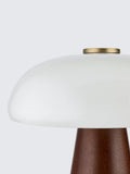 John Lewis Semla touch table lamp walnut wood effect (British brand)