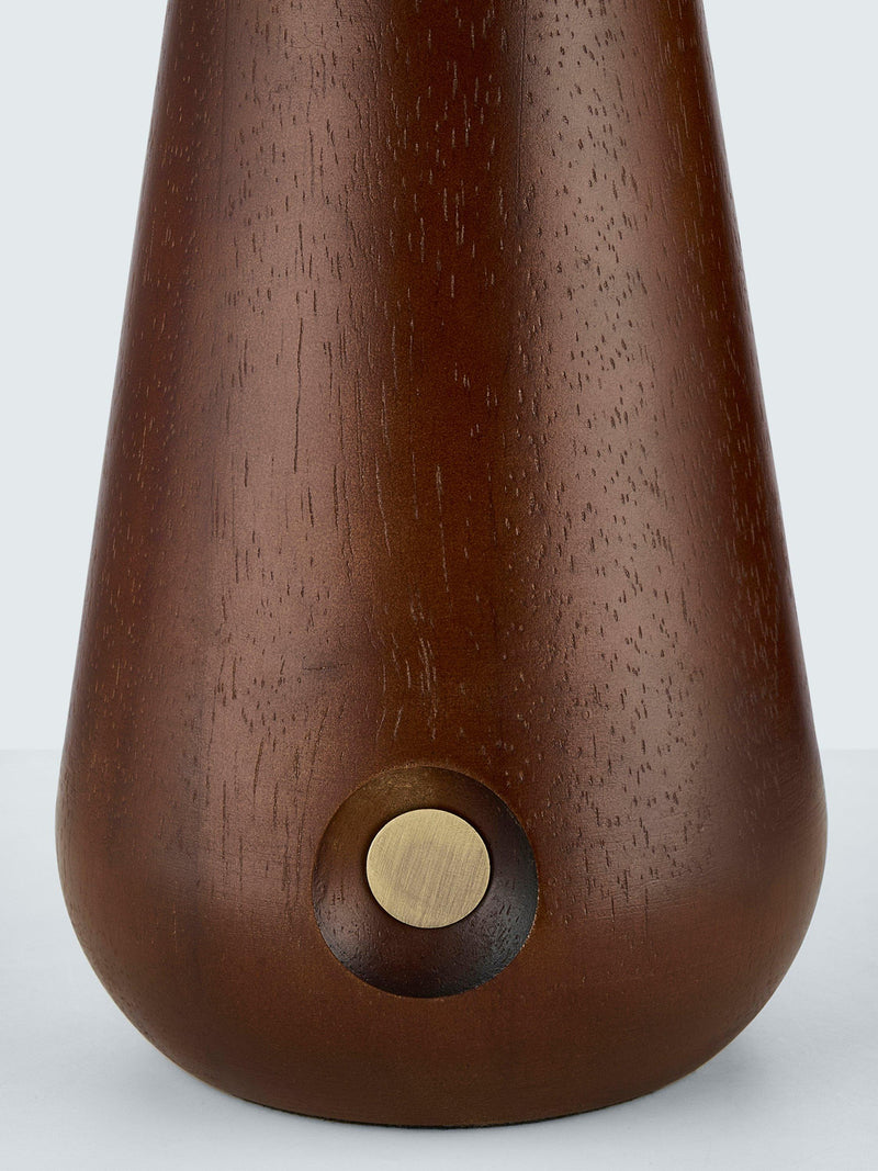 John Lewis Semla touch table lamp walnut wood effect (British brand)