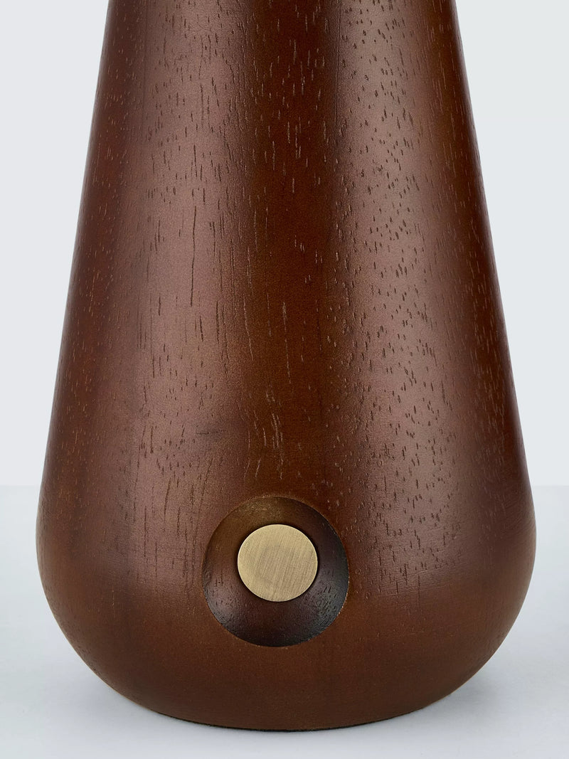 John Lewis Semla touch table lamp walnut wood effect (British brand)