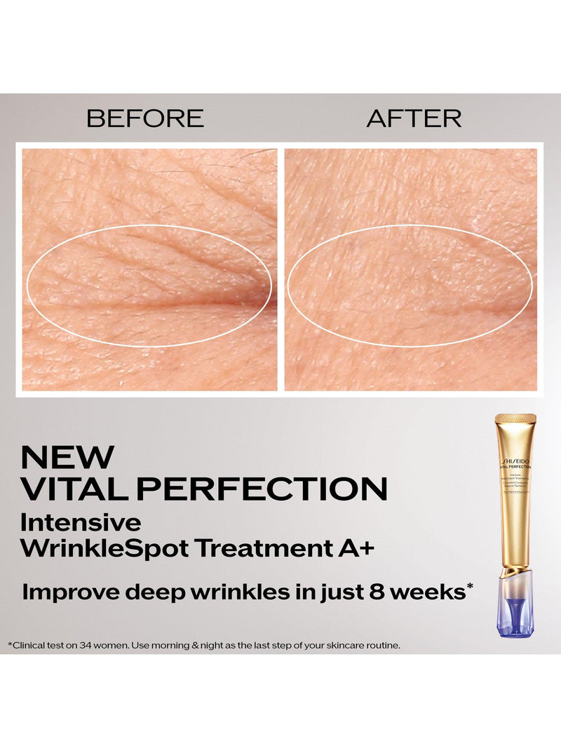 Shiseido WrinkleSpot Treatment A+ 20ml, imported from the UK