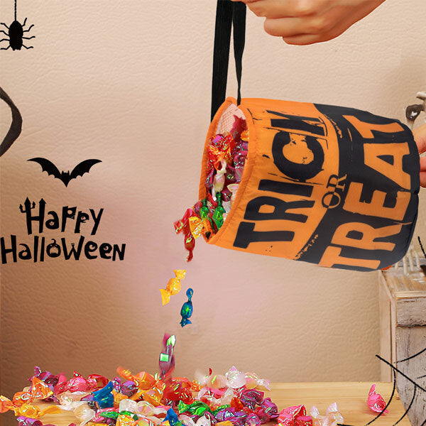 Livingandhome Halloween candy bag 25x30cm, imported from the UK