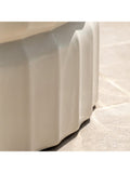 Gallery Direct round coffee table 80cm cream (British brand)