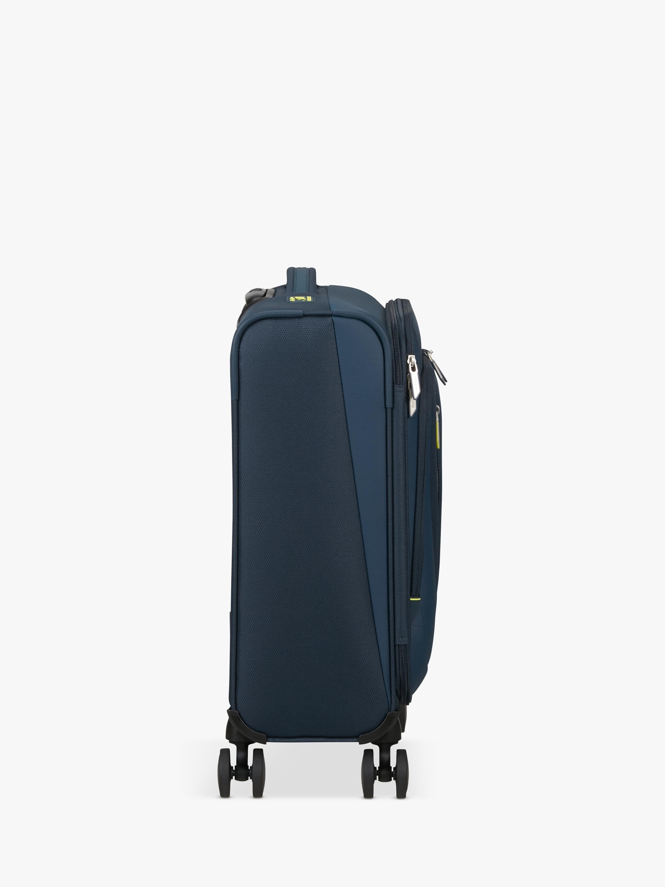 American Tourister Wanderlite cabin suitcase dark navy 44L - British product