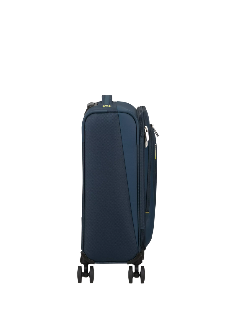American Tourister Wanderlite cabin suitcase dark navy 44L - British product