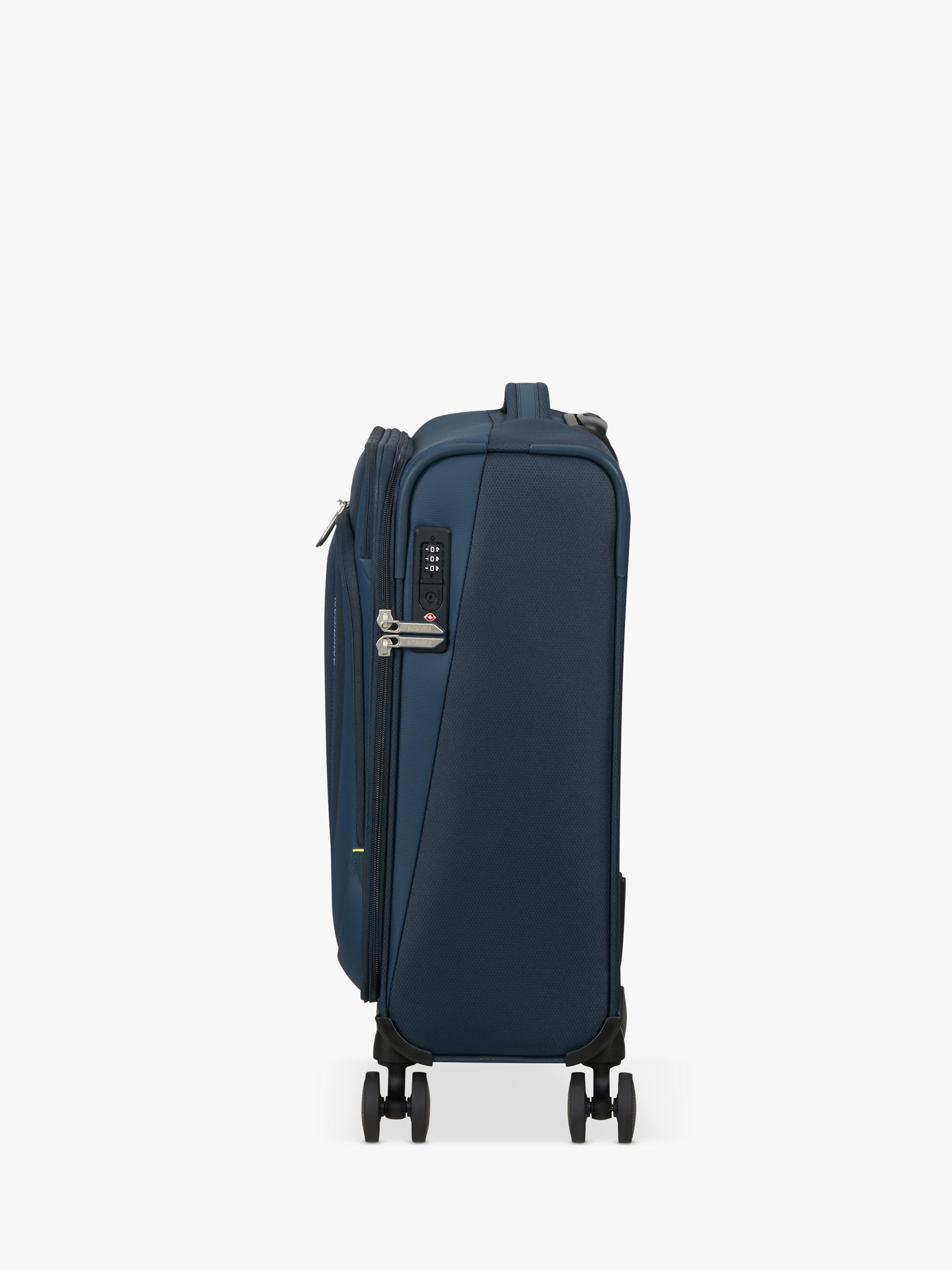 American Tourister Wanderlite cabin suitcase dark navy 44L - British product