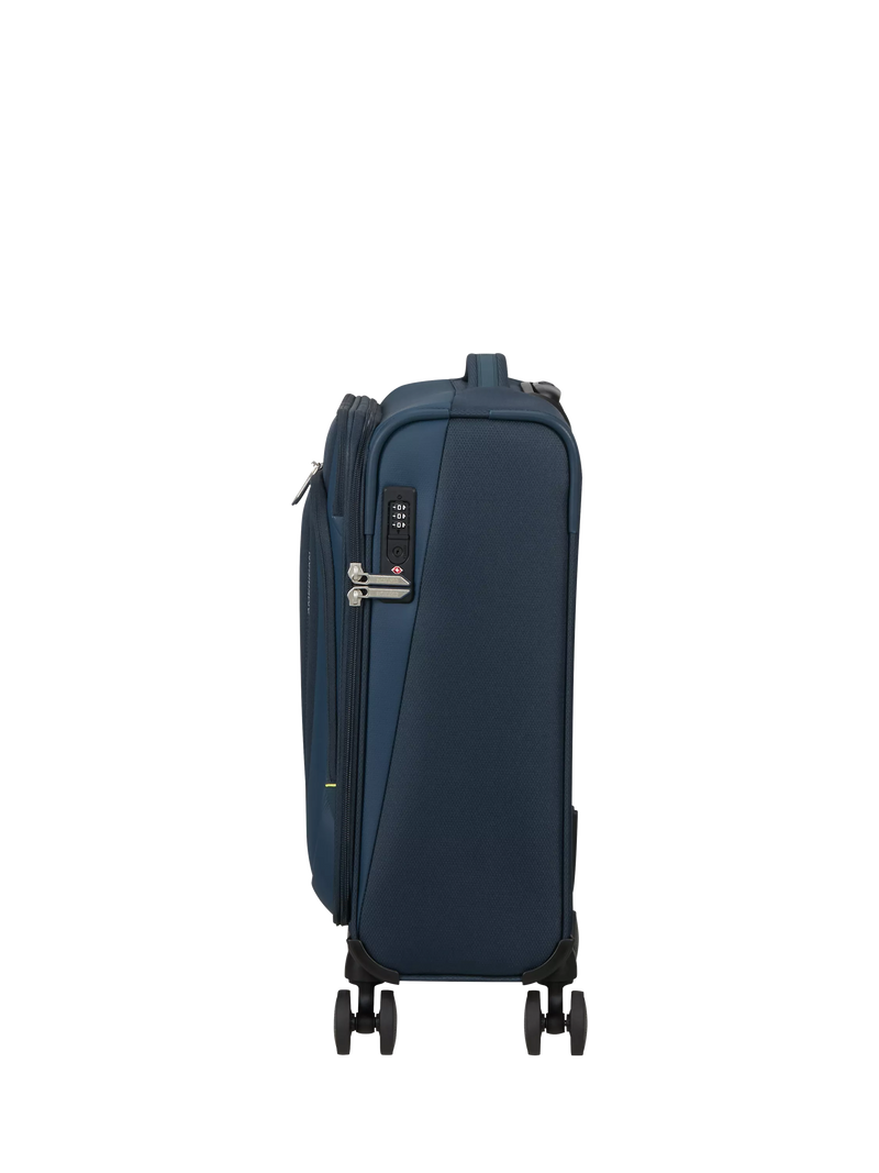 American Tourister Wanderlite cabin suitcase dark navy 44L - British product
