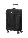 American Tourister Wanderlite Expandable 8-Wheel Medium Spinner Suitcase 73L Dark Khaki