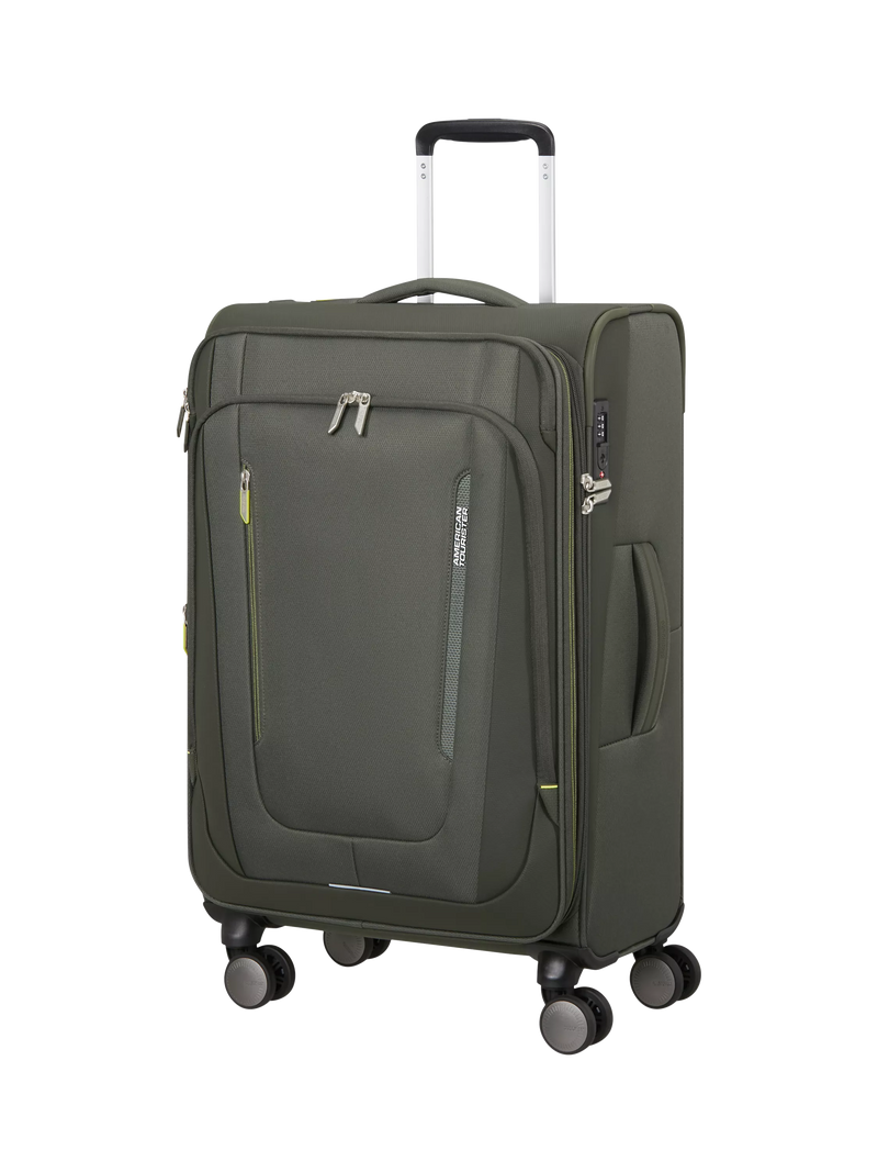 American Tourister Wanderlite expandable medium suitcase 73L - British product