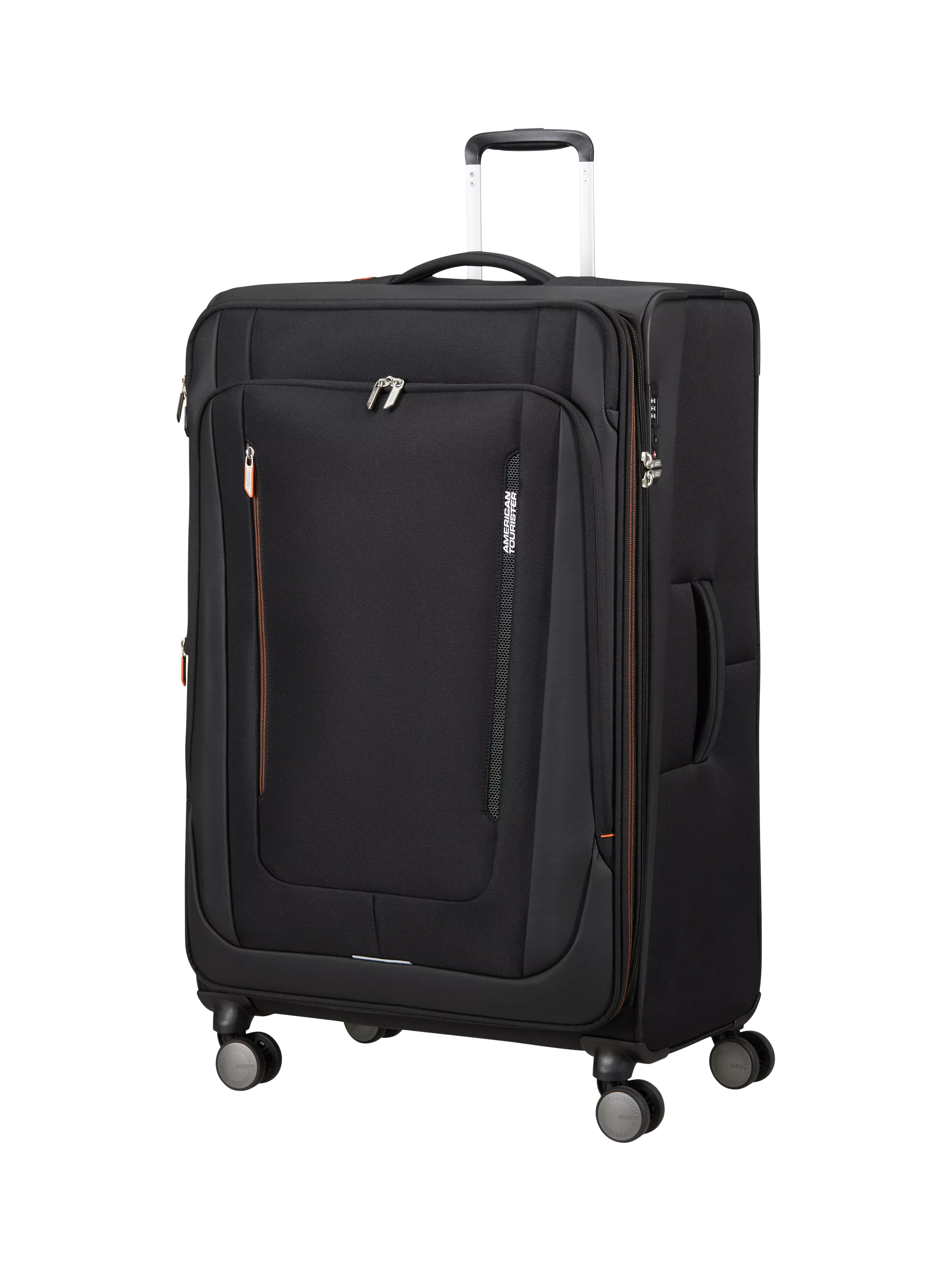 American Tourister Wanderlite XL spinner suitcase shadow black 136L, UK version