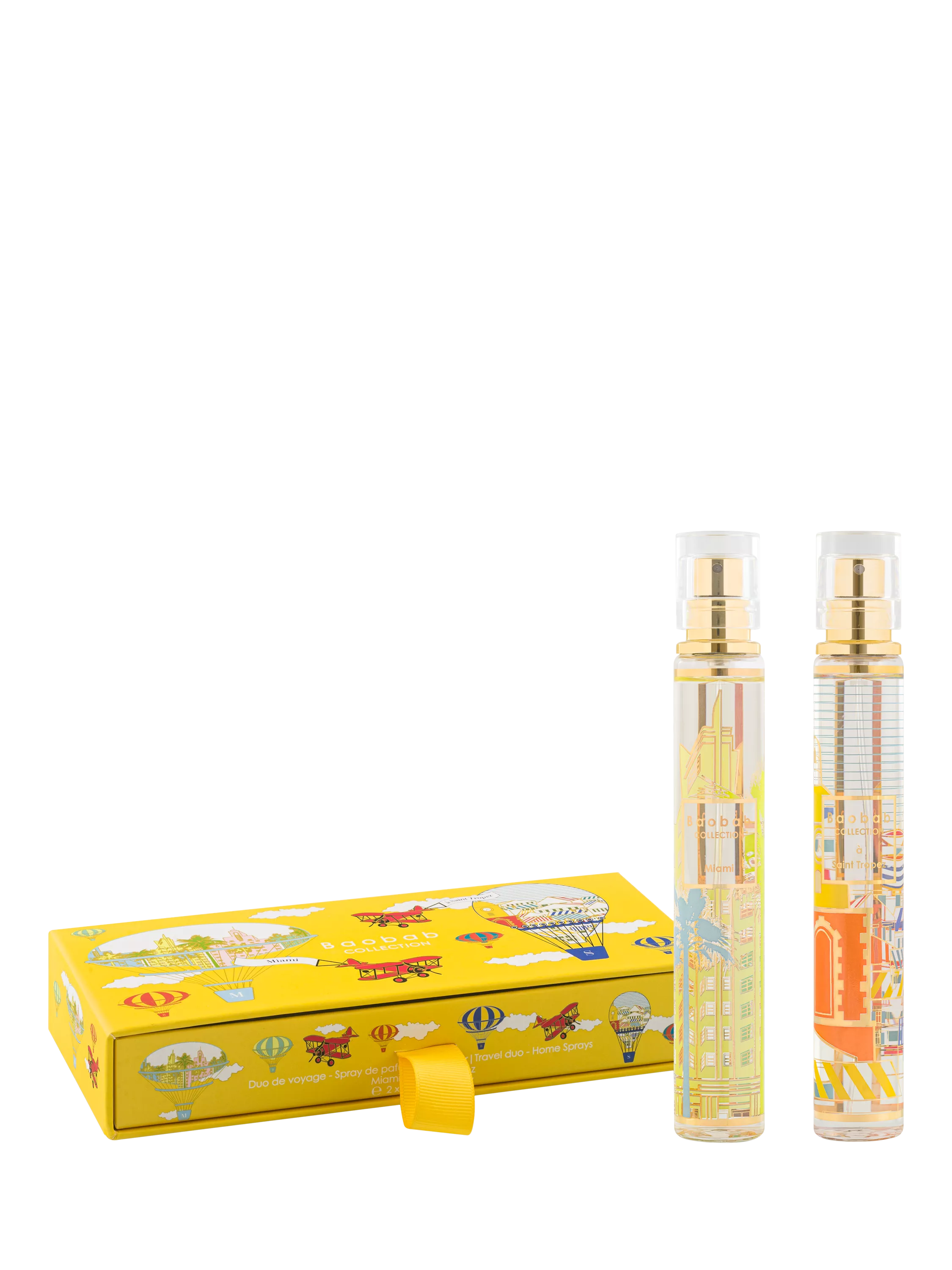 Baobab Collection Miami Saint-Tropez room spray gift set - British product