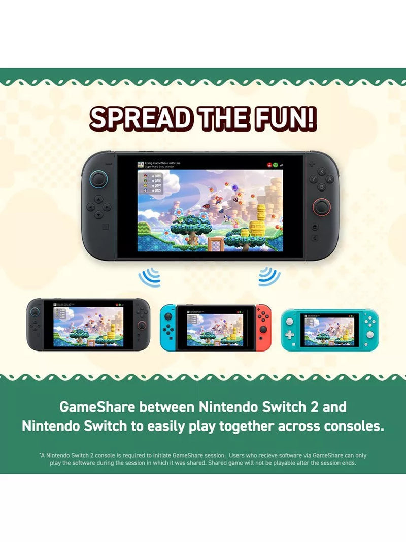 Nintendo Super Mario Bros Wonder Switch 2 Edition (British brand)