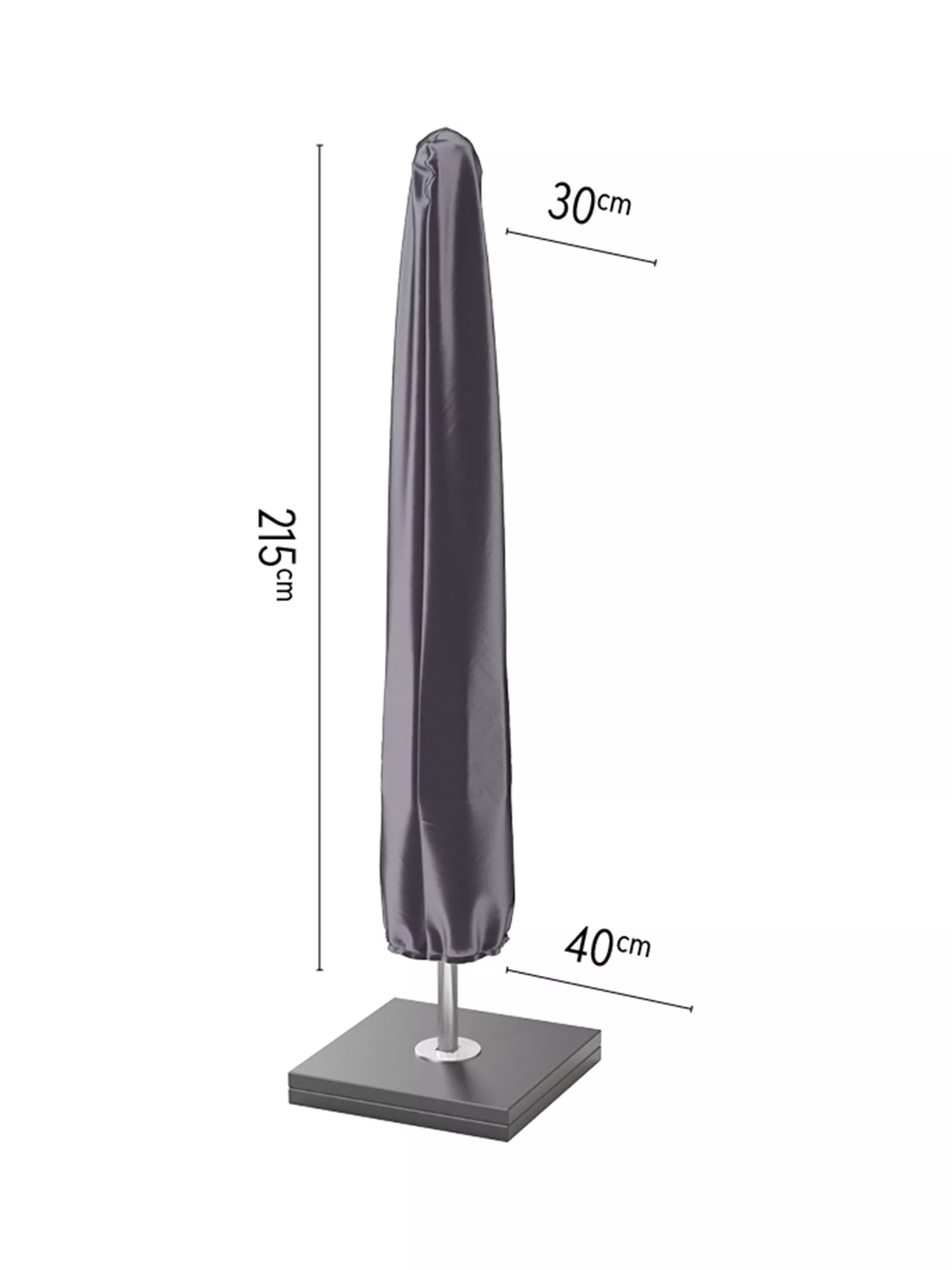 Pacific Platinum Aerocover parasol cover 215x40cm, UK version
