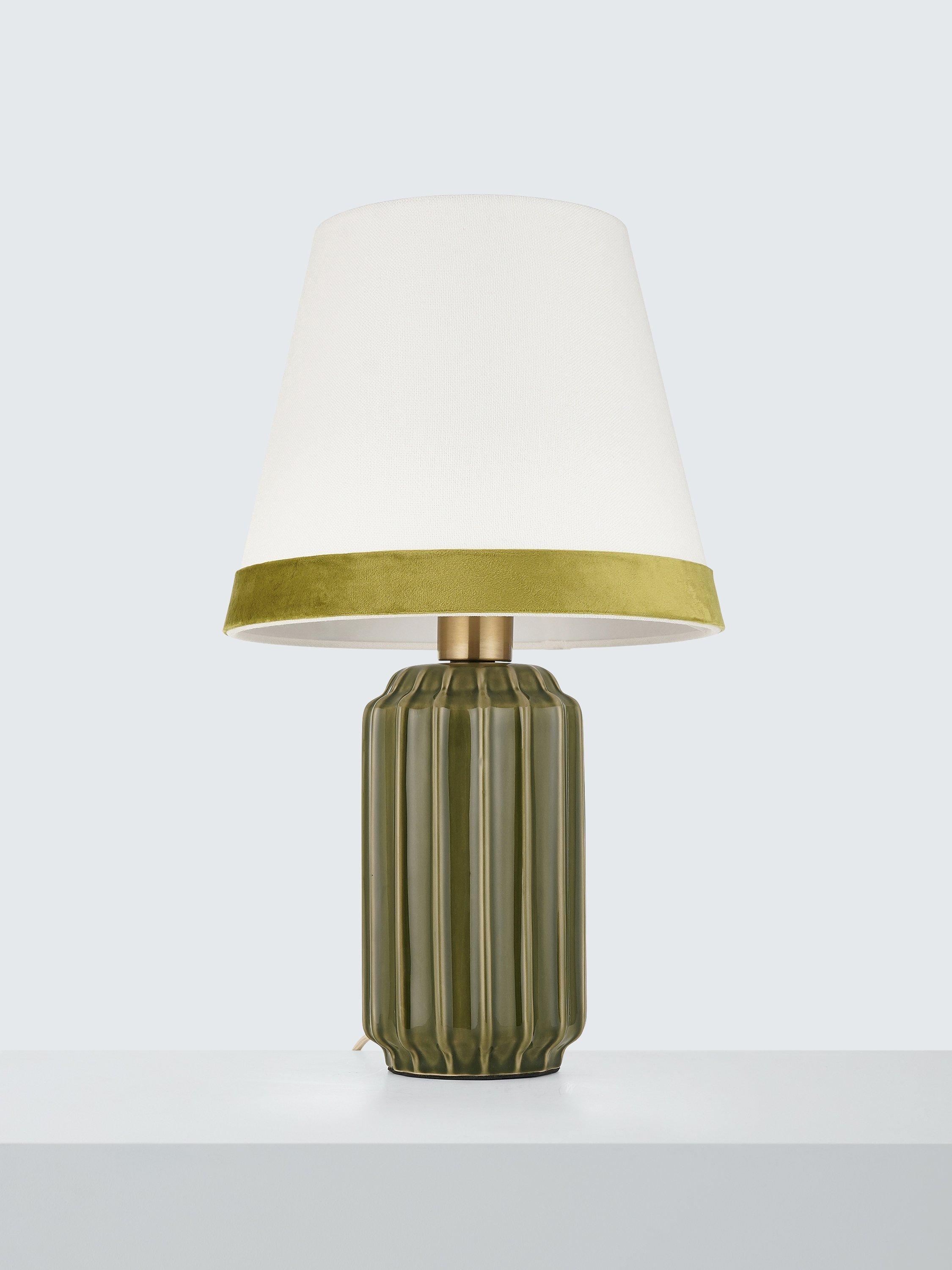 John Lewis Audrey fluted ceramic table lamp, UK version