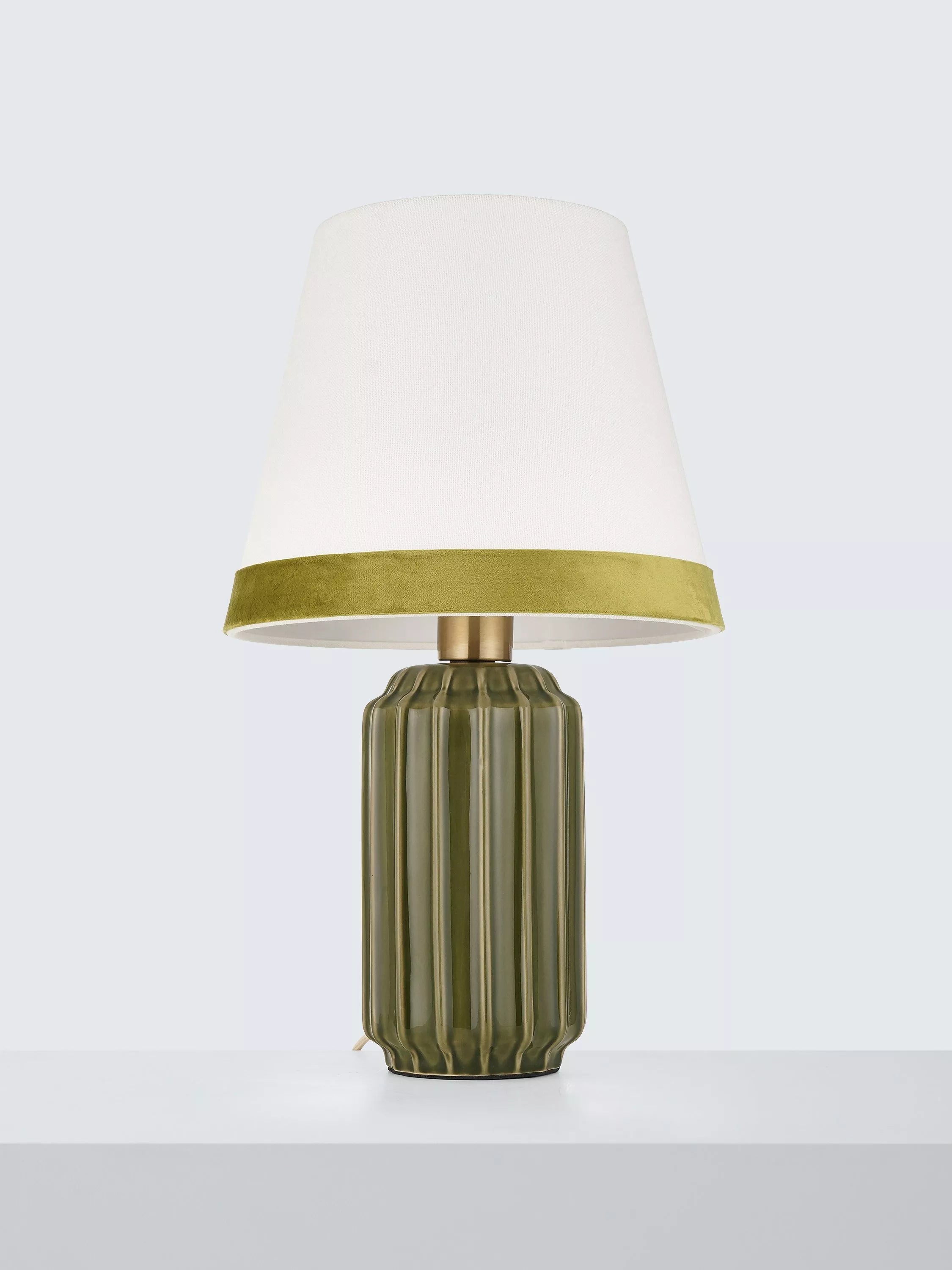 John Lewis Audrey fluted ceramic table lamp, UK version