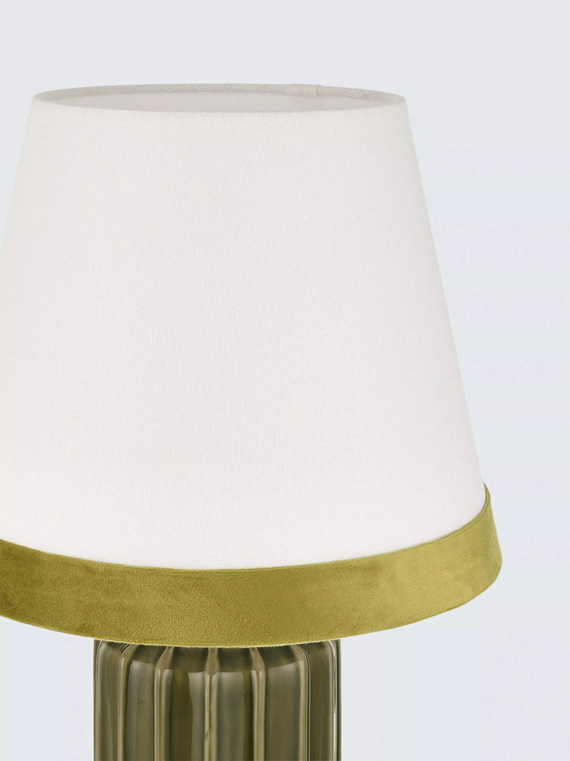 John Lewis Audrey fluted ceramic table lamp, UK version