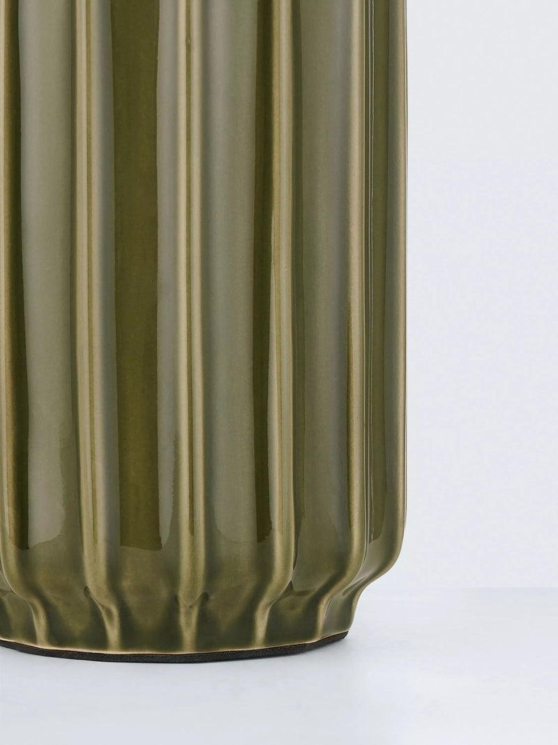 John Lewis Audrey fluted ceramic table lamp, UK version