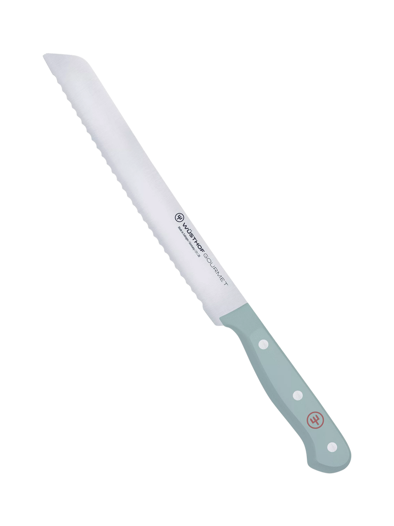 WÜSTHOF bread knife 20cm Quiet Blue handle - British product