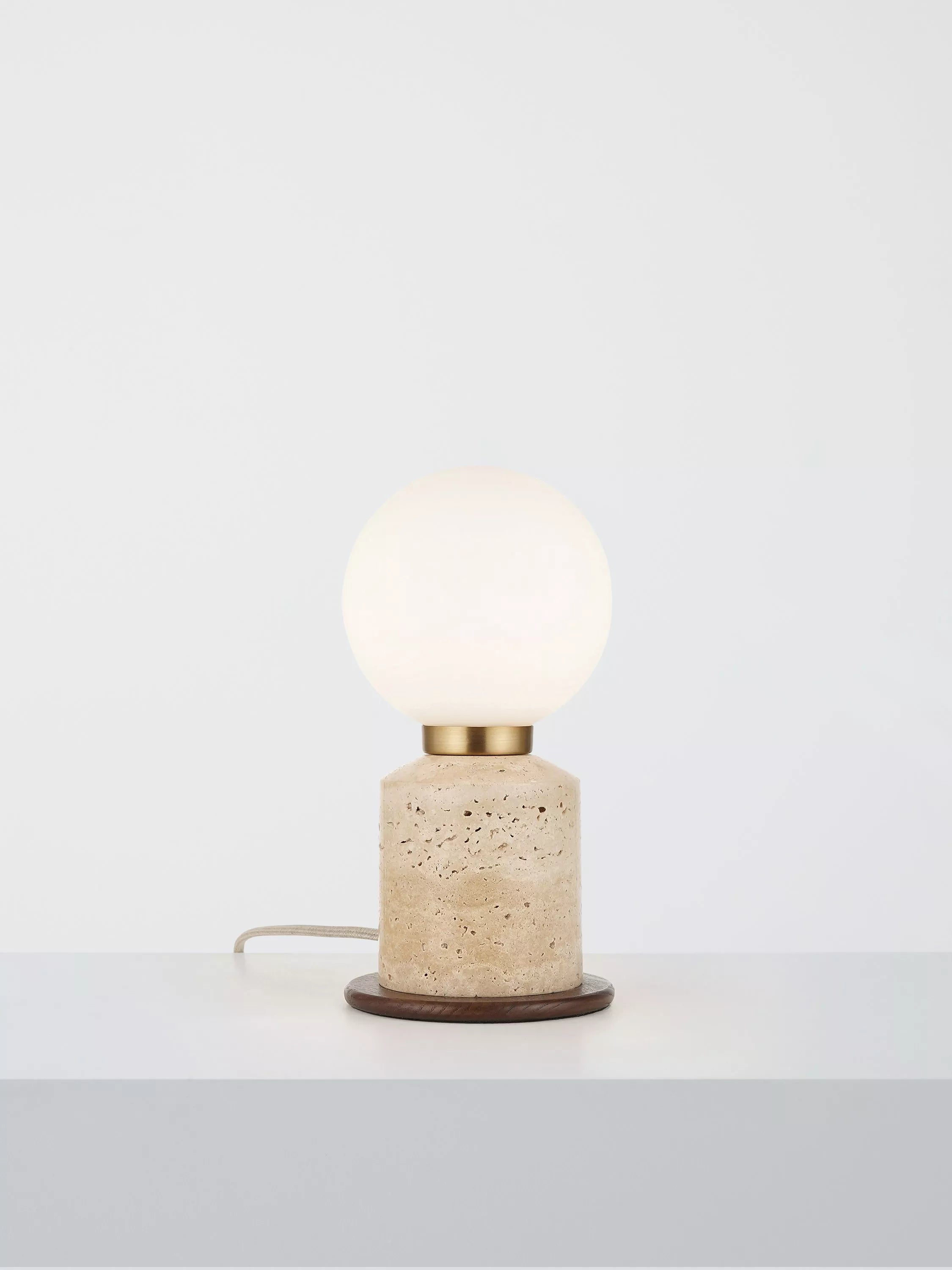 John Lewis Hudson table lamp warm stone H23cm - British product