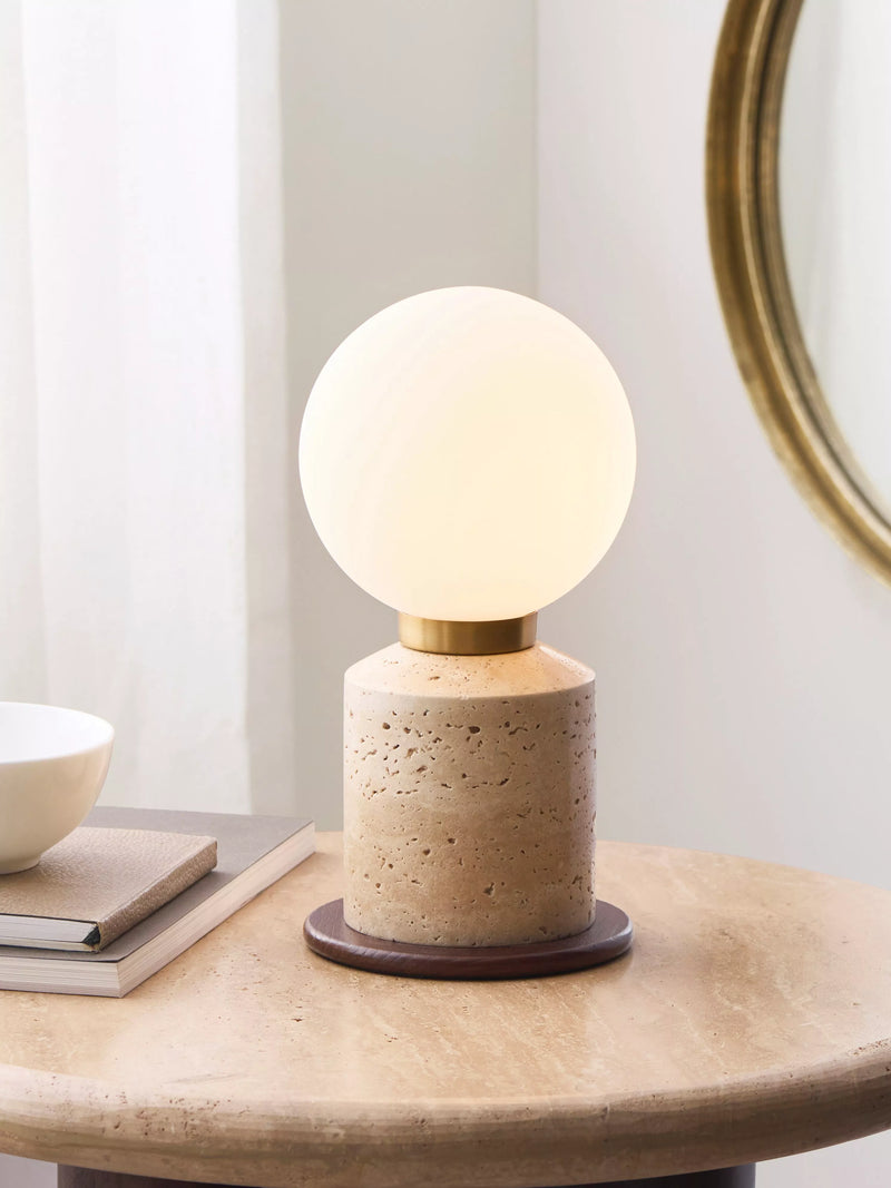 John Lewis Hudson table lamp warm stone H23cm - British product