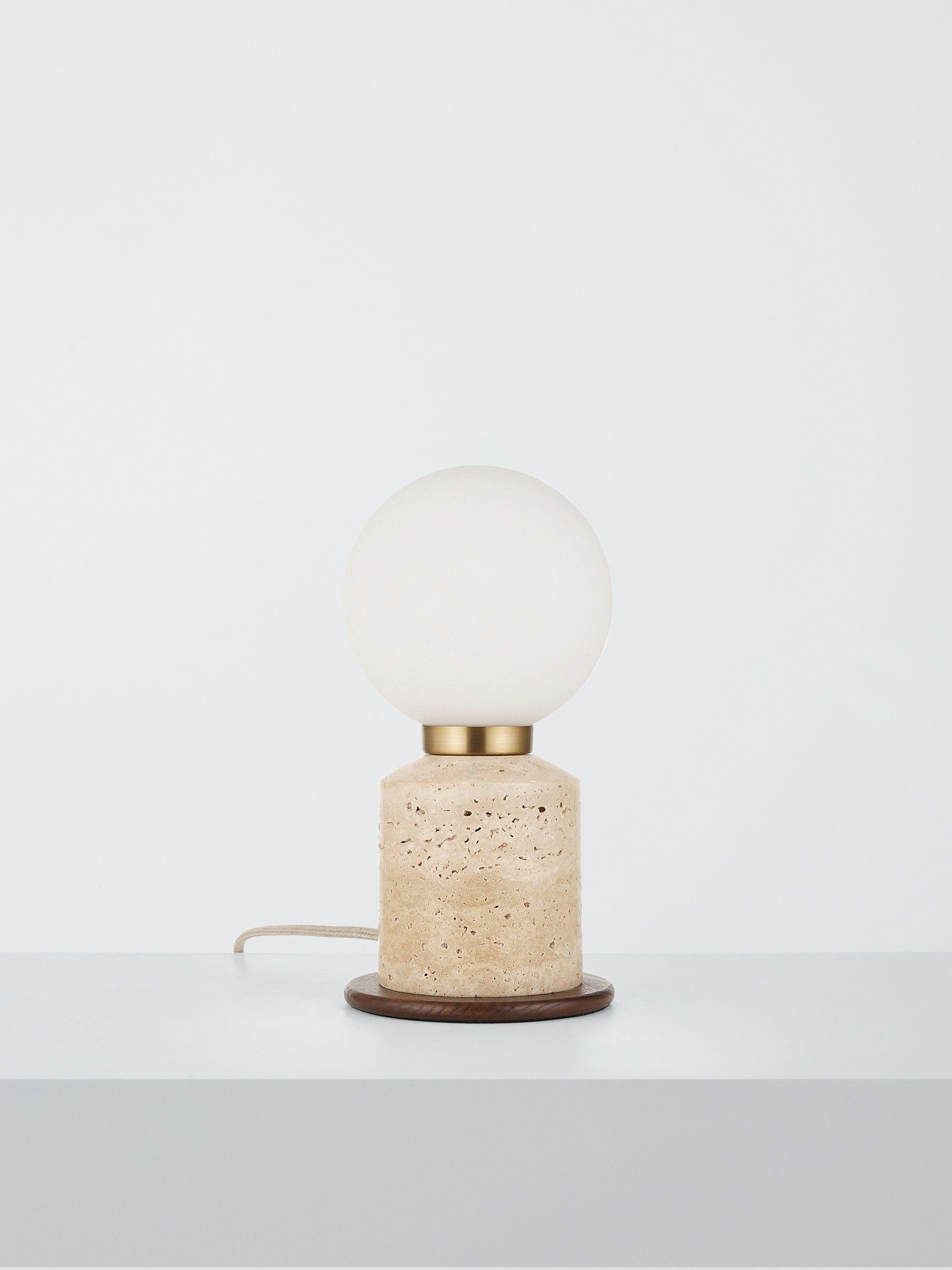 John Lewis Hudson table lamp warm stone H23cm - British product