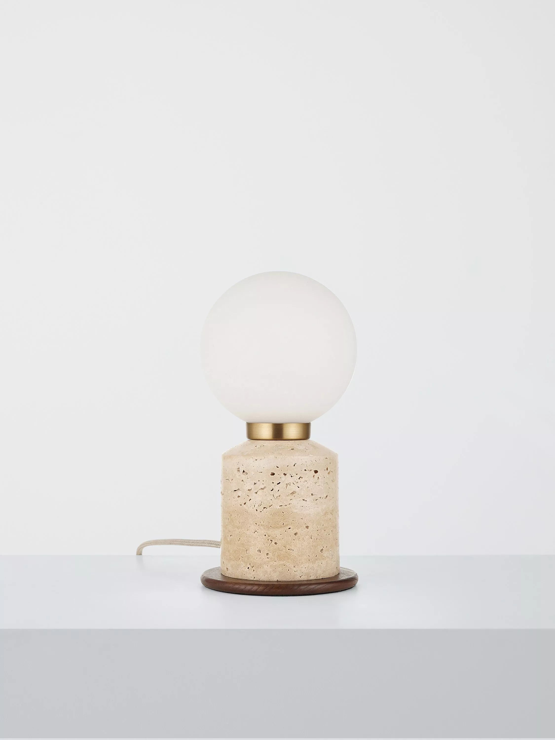John Lewis Hudson table lamp warm stone H23cm - British product