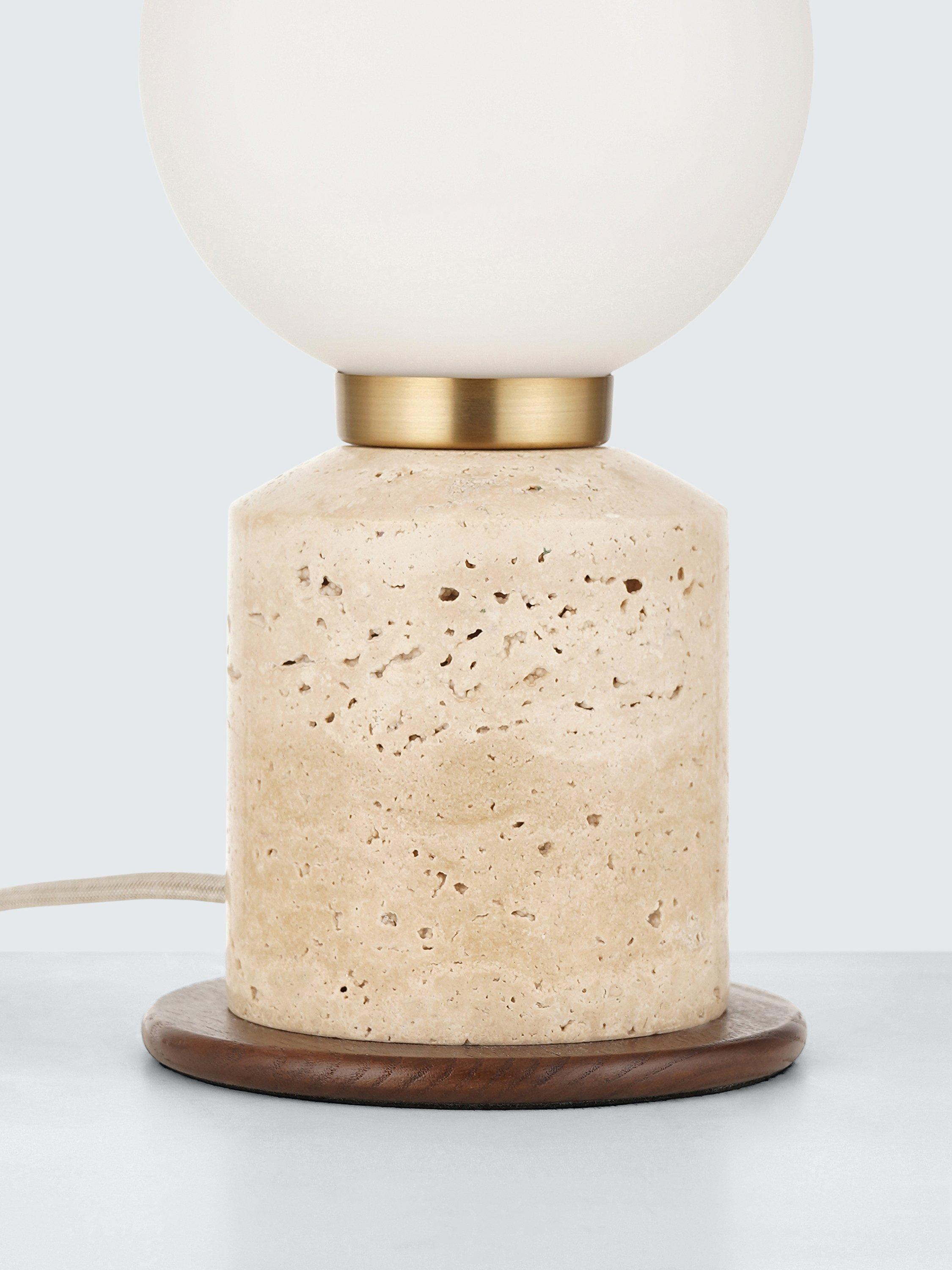 John Lewis Hudson table lamp warm stone H23cm - British product
