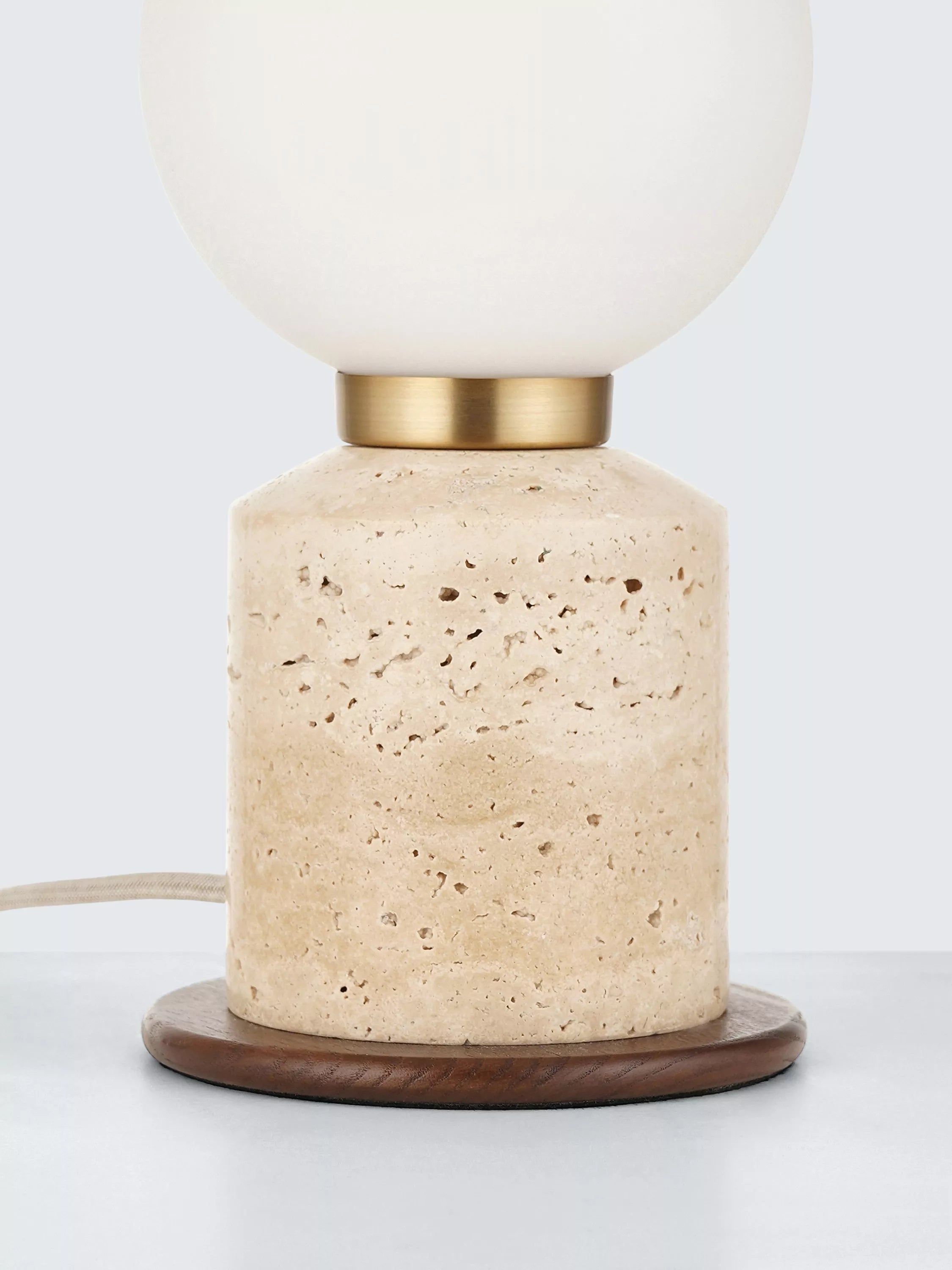 John Lewis Hudson table lamp warm stone H23cm - British product