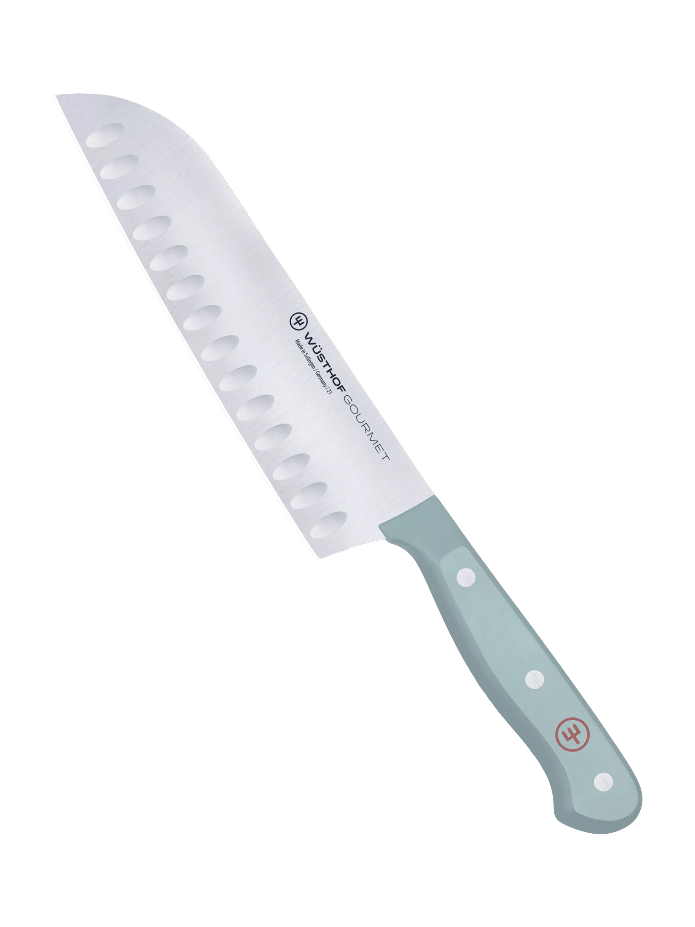 WÜSTHOF Gourmet Santoku knife 17cm Quiet Blue, UK version