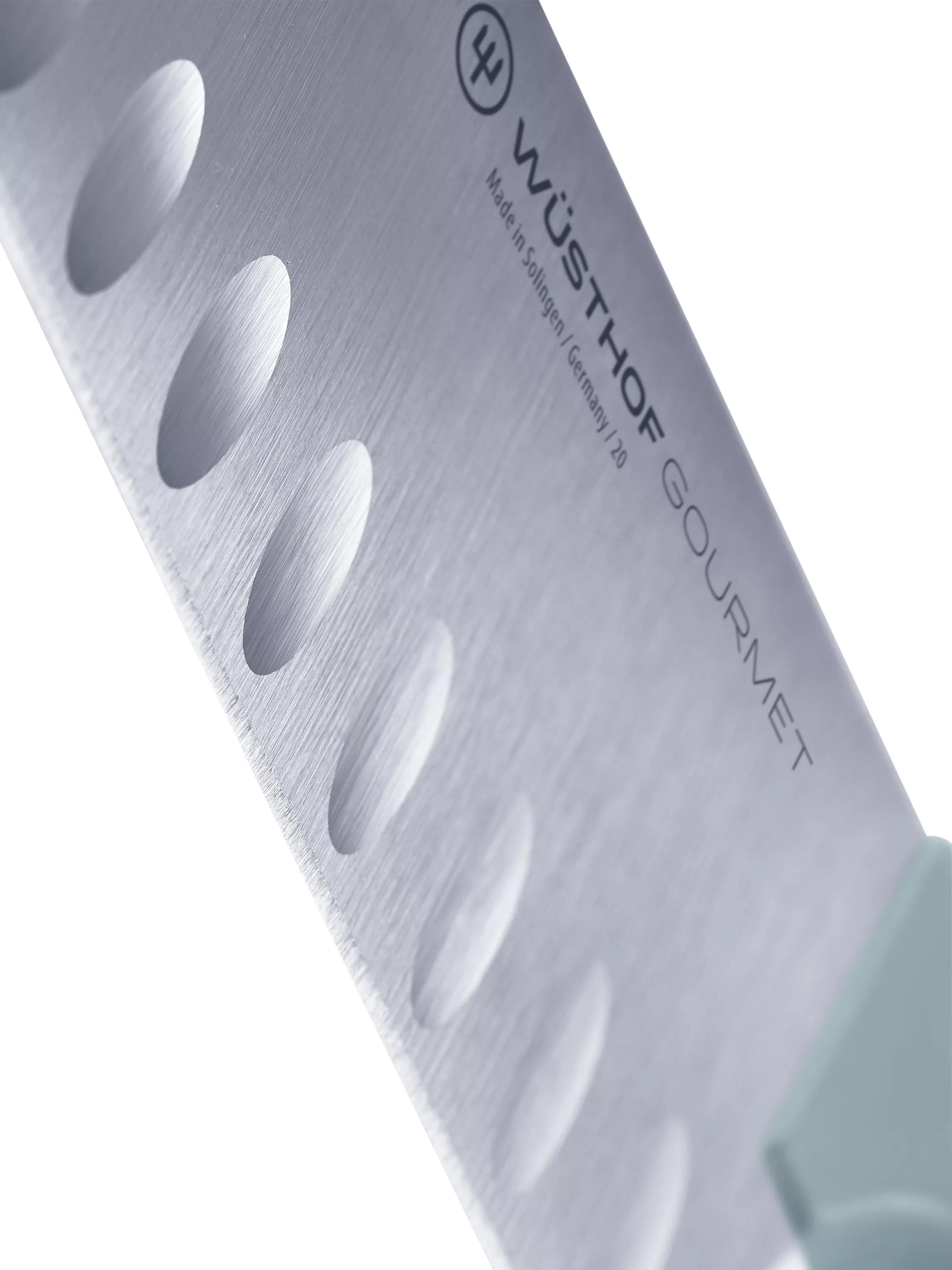 WÜSTHOF Gourmet Santoku knife 17cm Quiet Blue, UK version