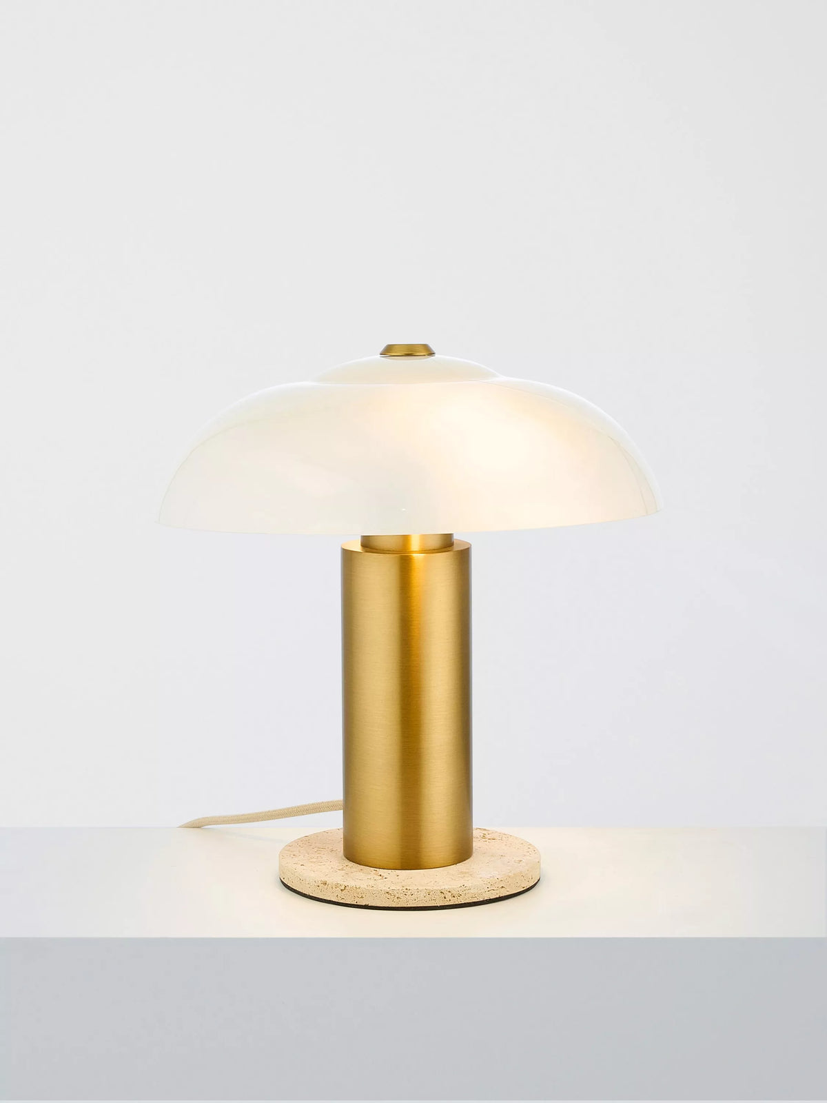 John Lewis Marlo table lamp antique brass, UK version