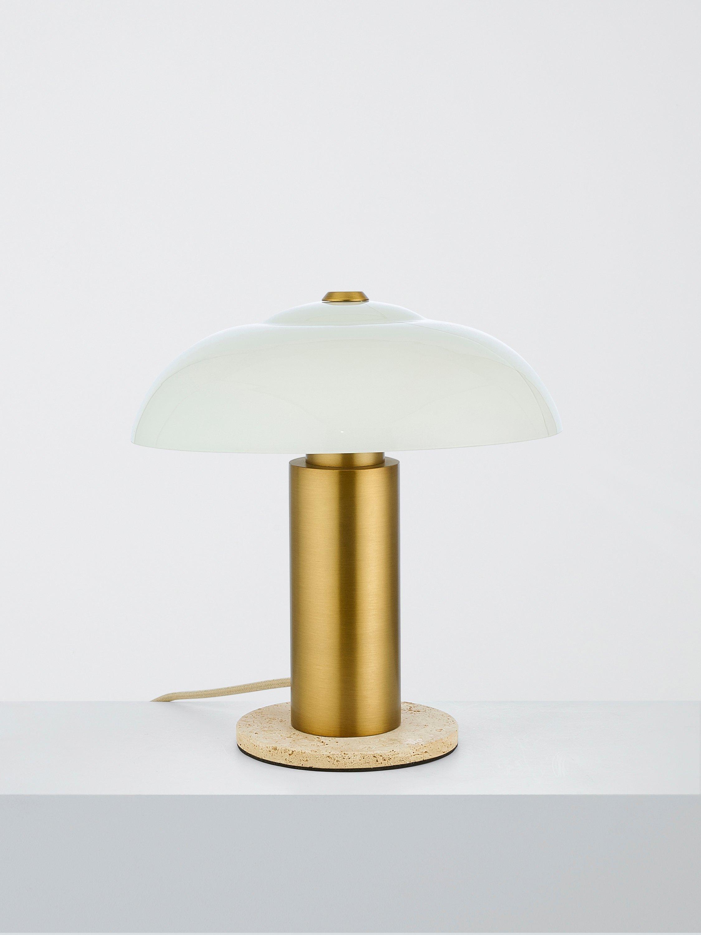 John Lewis Marlo table lamp antique brass, UK version