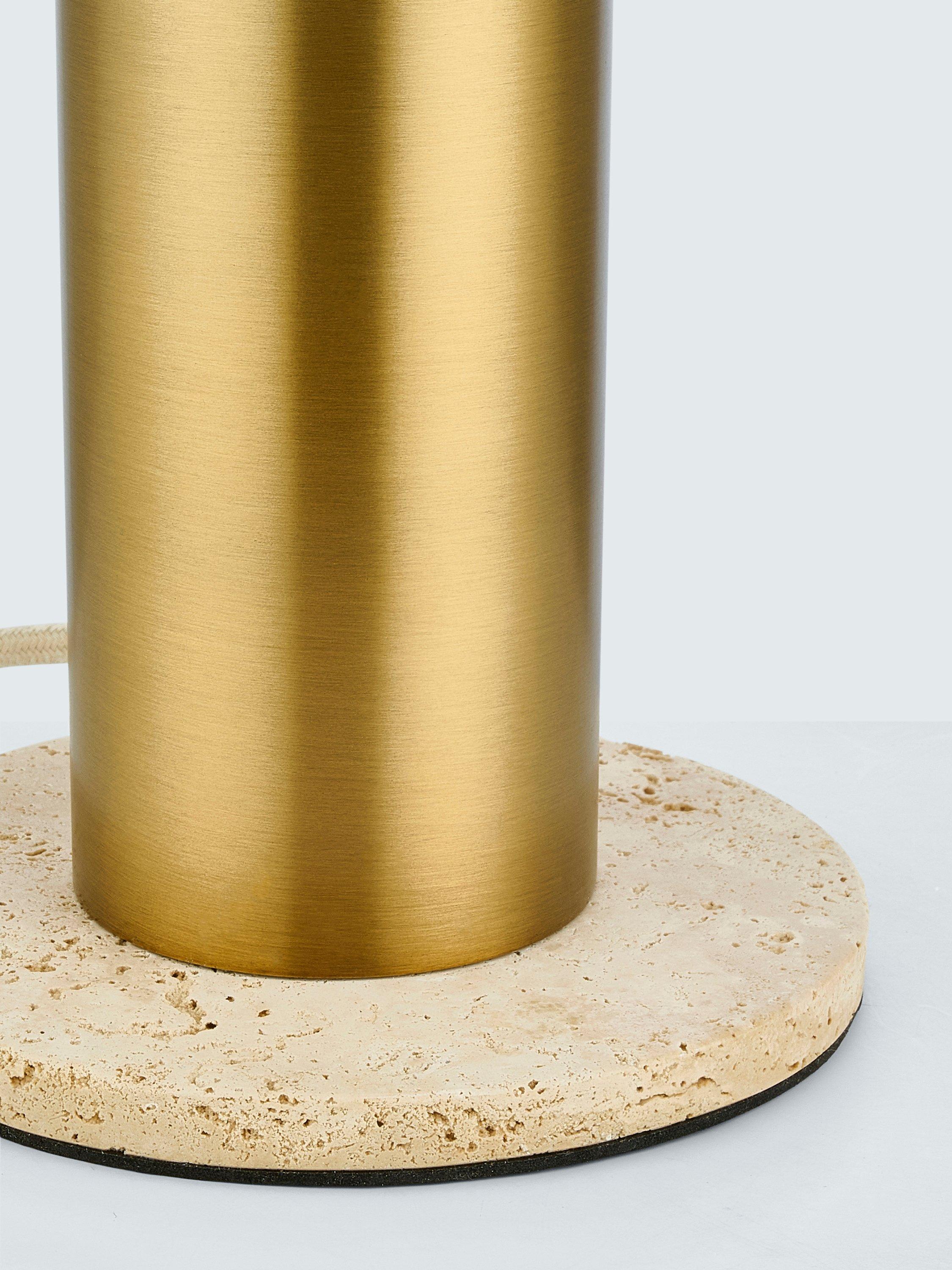 John Lewis Marlo table lamp antique brass, UK version